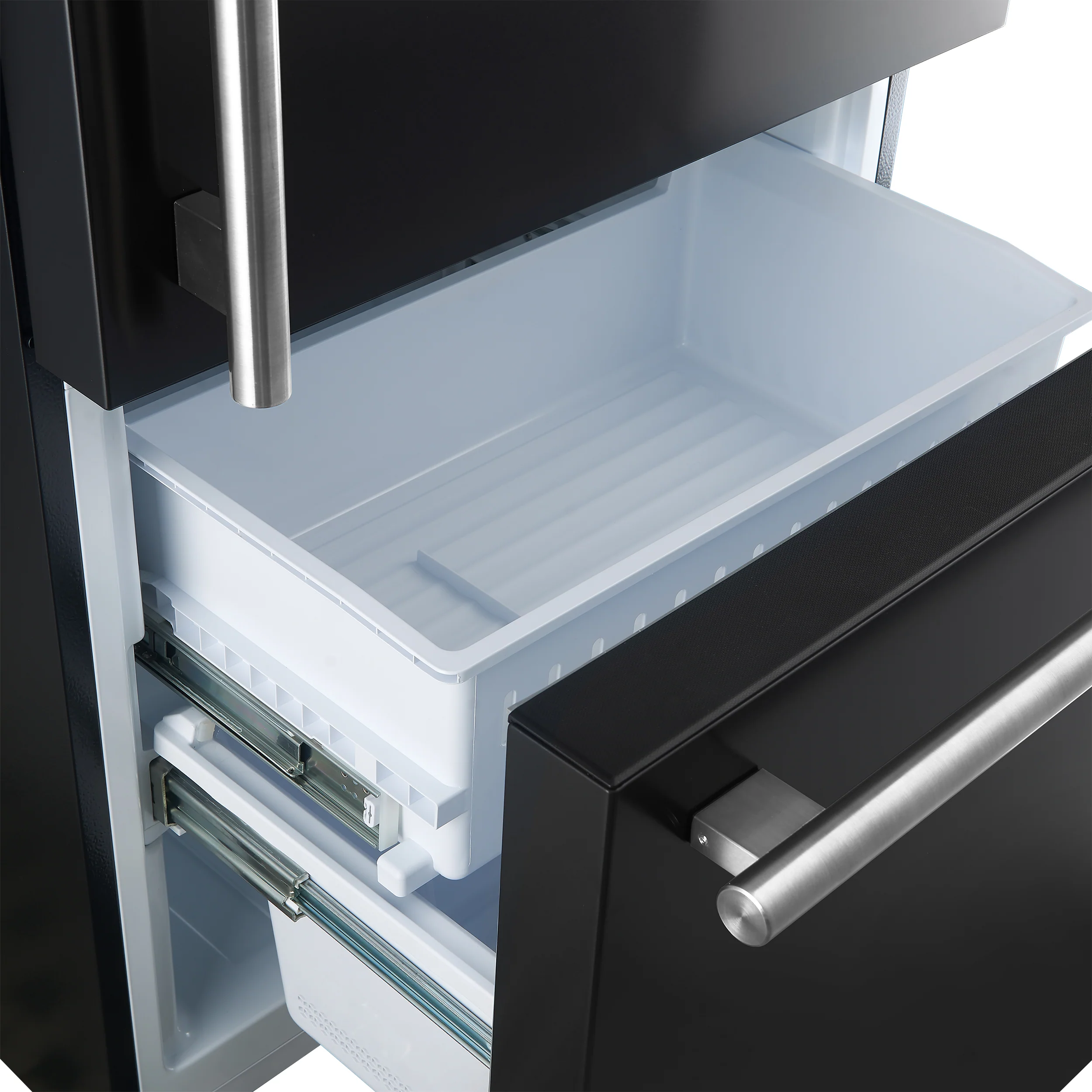 Forno Milano Espresso 31-Inch Bottom Freezer Refrigerator, Black, 17.2 cu.ft Capacity, Energy Efficient - Image 19