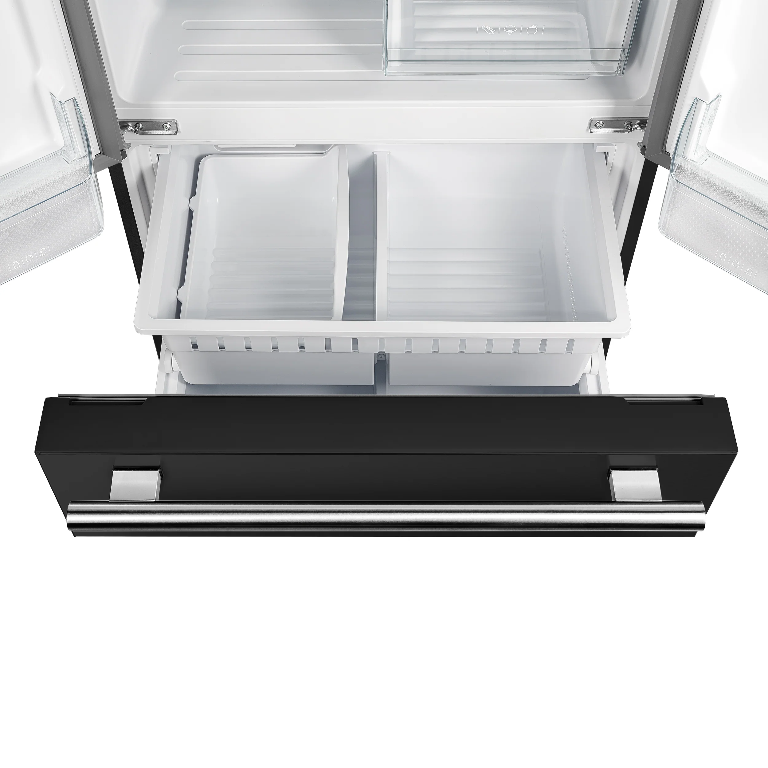 FORNO 2-Piece Black Kitchen Bundle - 30" Induction Range and 31" Bottom Freezer Refrigerator - Image 10
