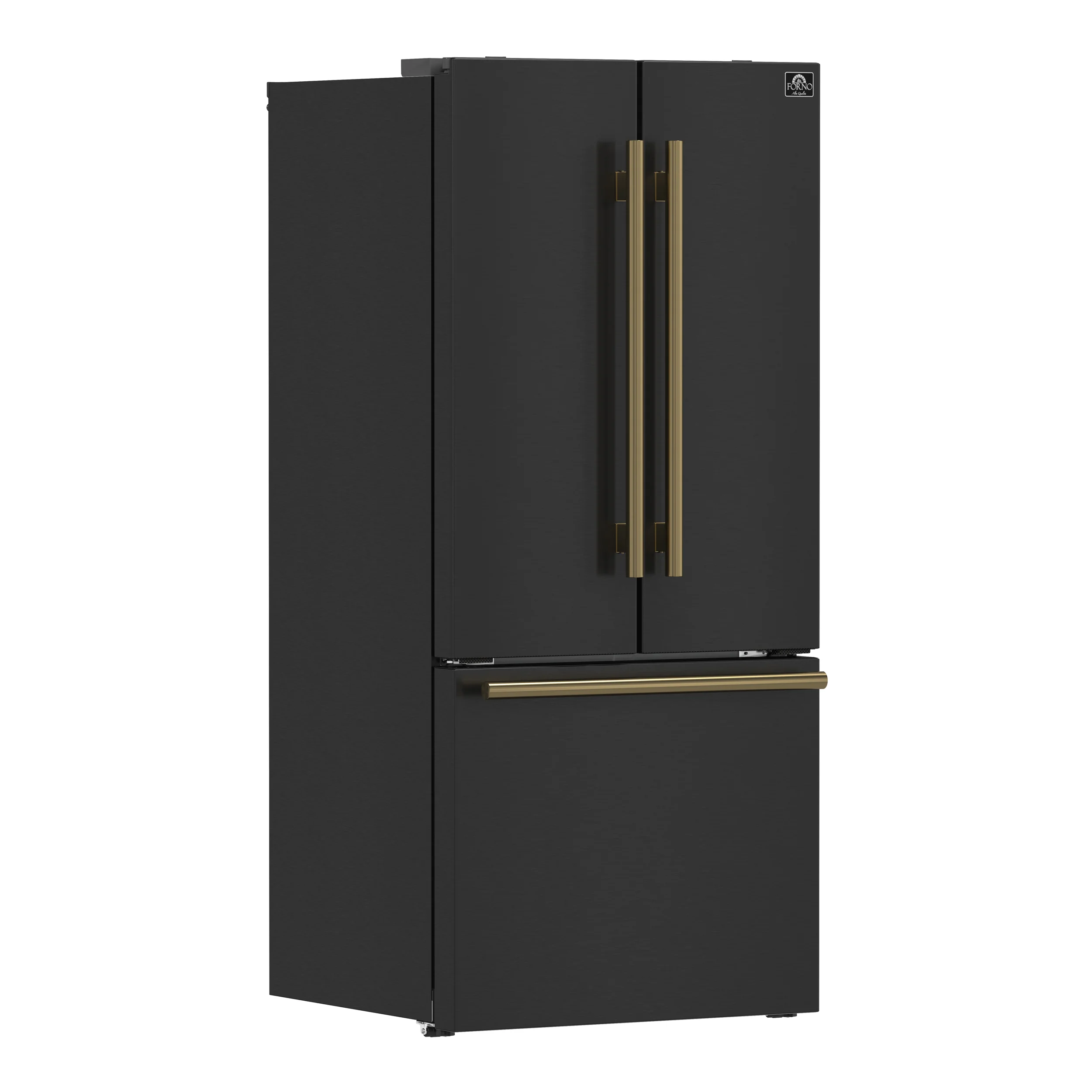 FORNO 2-Piece Black Kitchen Bundle - 30" Induction Range and 31" Bottom Freezer Refrigerator - Image 16