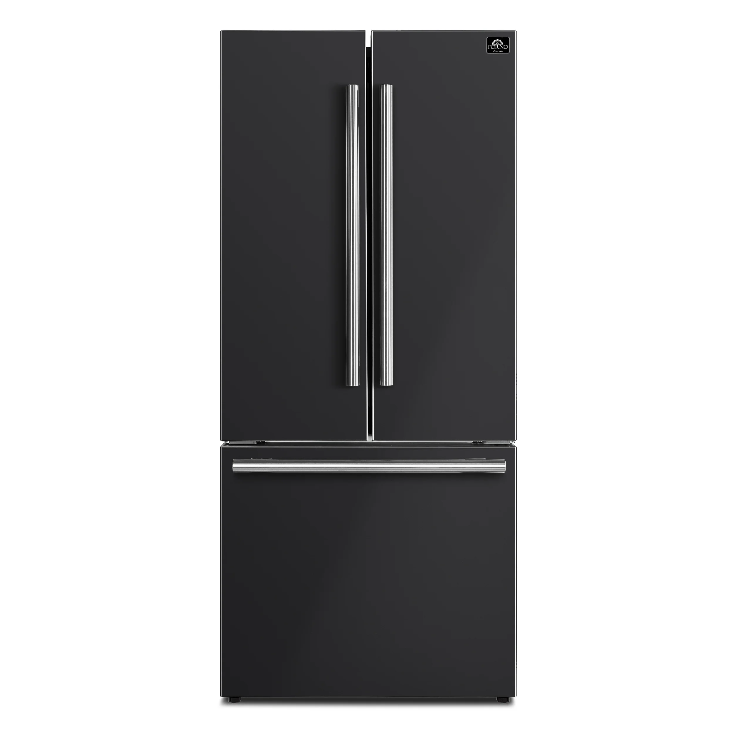 FORNO 2-Piece Black Kitchen Bundle - 30" Induction Range and 31" Bottom Freezer Refrigerator - Image 3