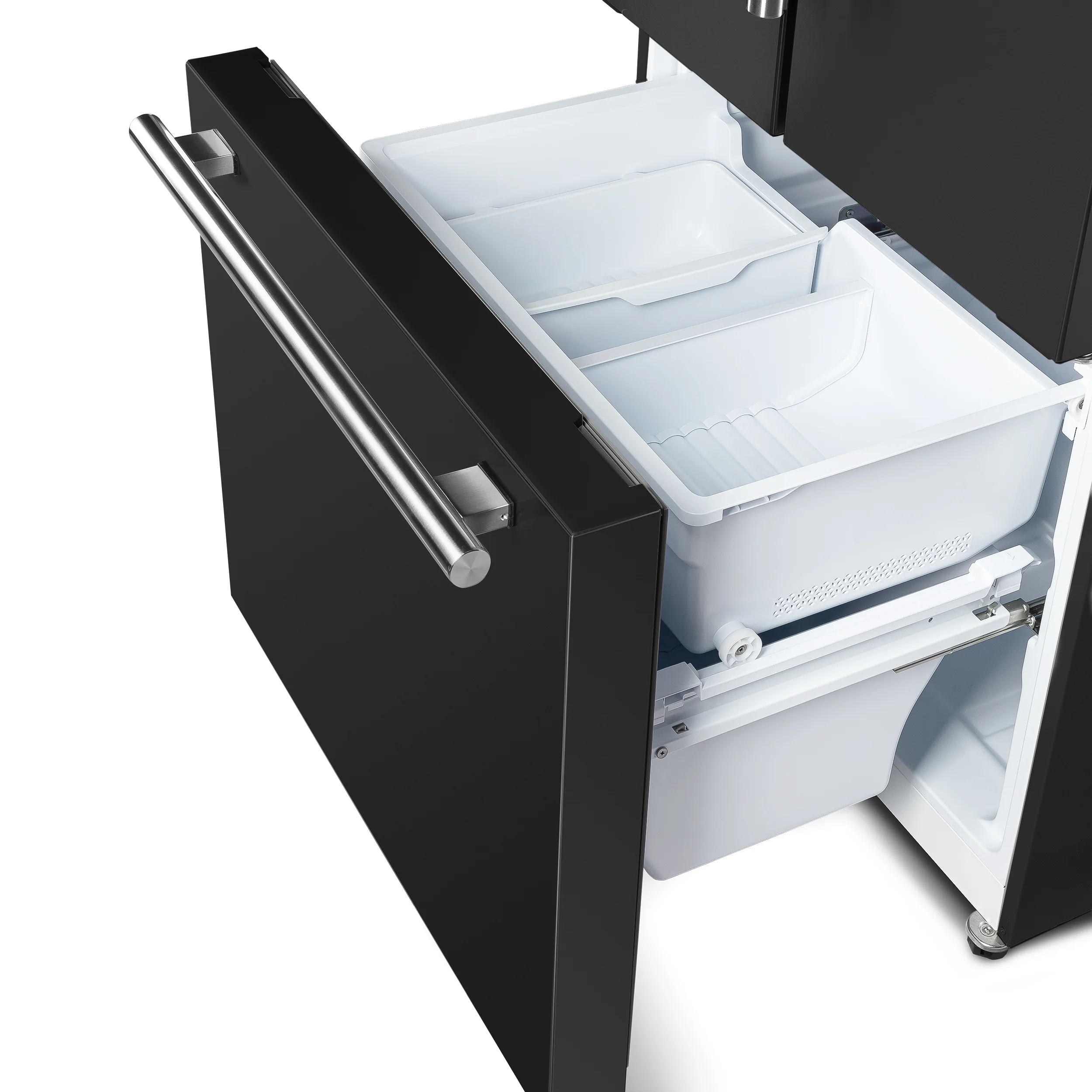 FORNO 2-Piece Black Kitchen Bundle - 30" Induction Range and 31" Bottom Freezer Refrigerator - Image 4