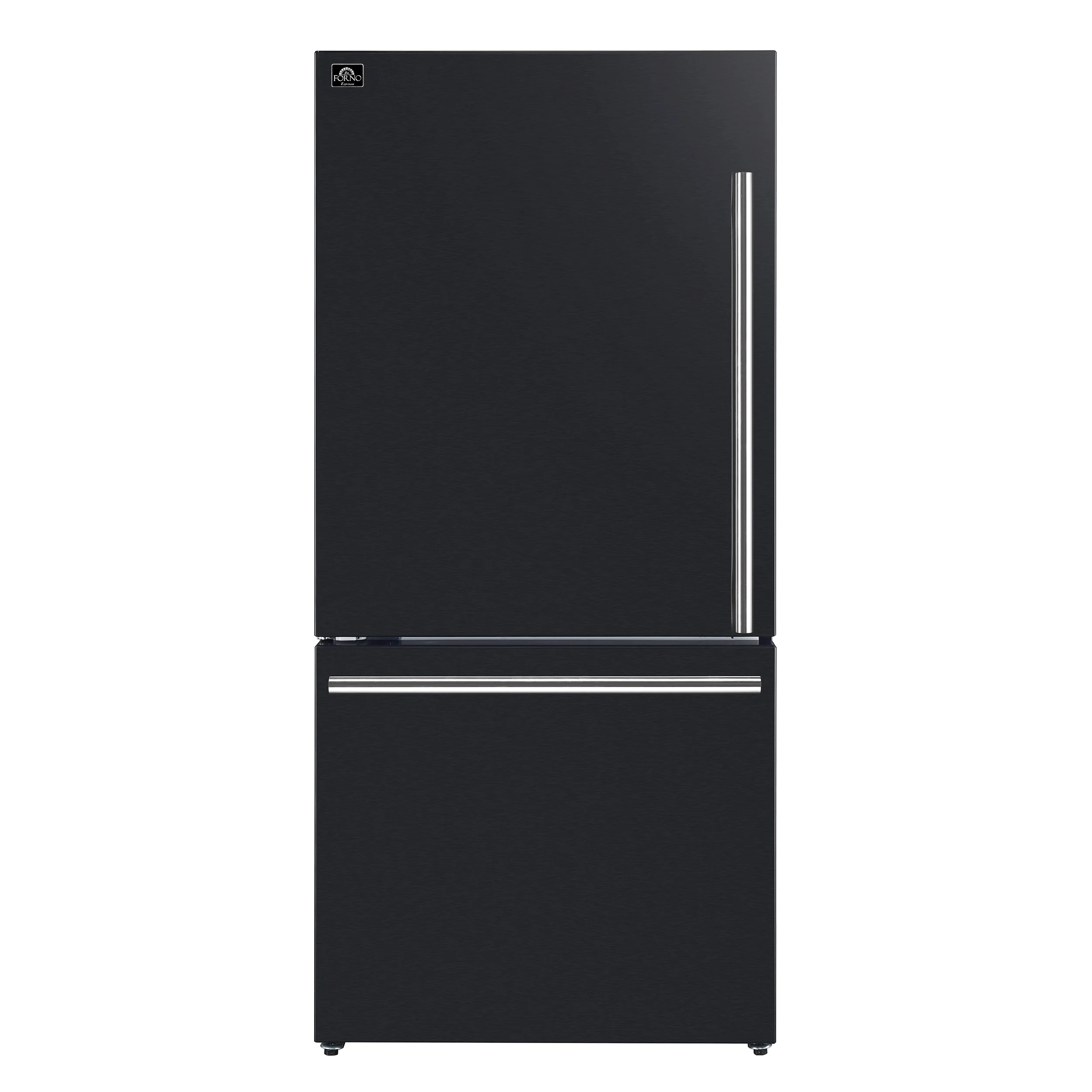 Forno Milano Espresso 31-Inch Black Bottom Freezer Refrigerator, 17.2 Cu. Ft., Energy-Efficient, No Frost, Built-In Ice Maker - Image 2