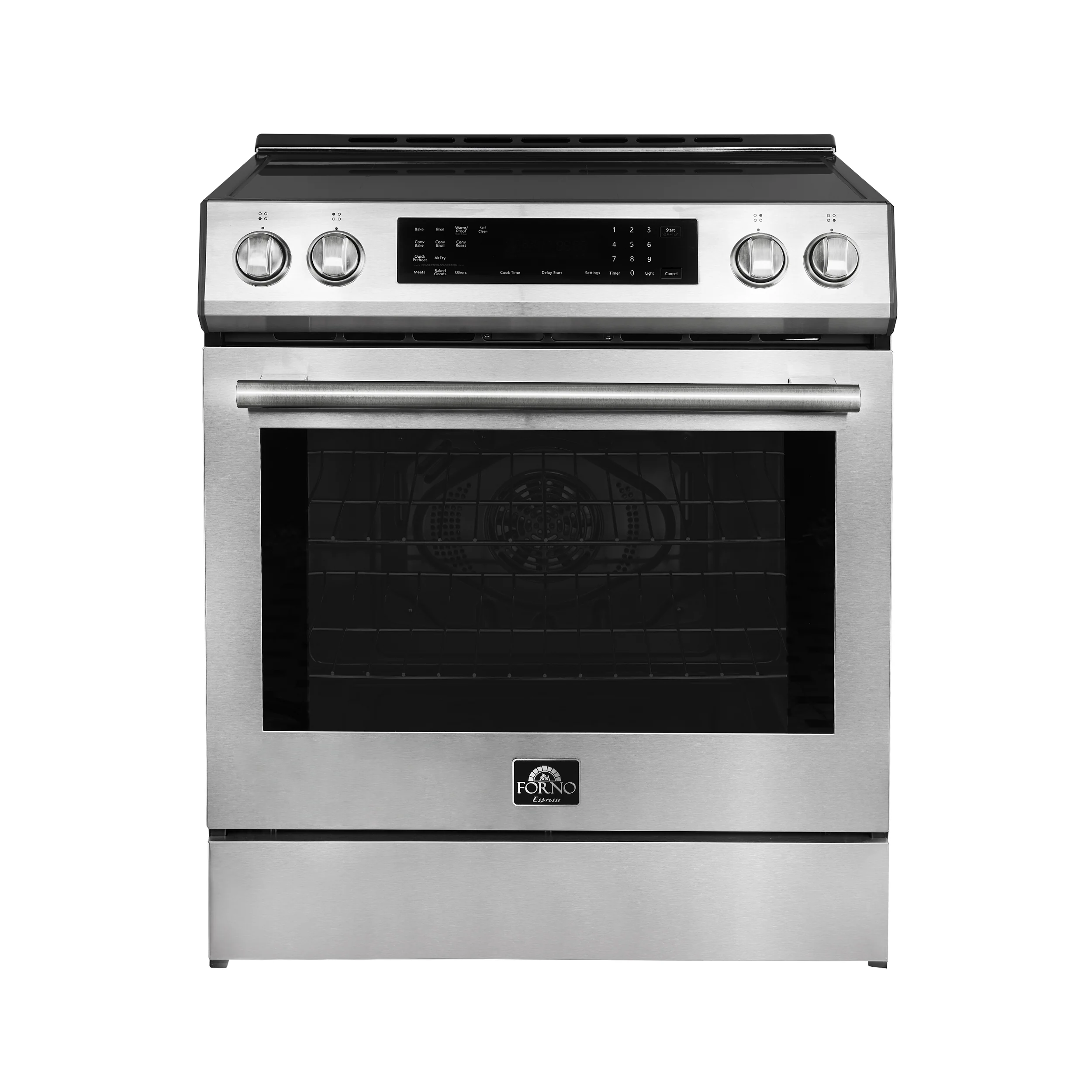 FORNO 2-Piece SS Kitchen Bundle - 30" Induction Range and 31" Bottom Freezer Refrigerator - Image 15