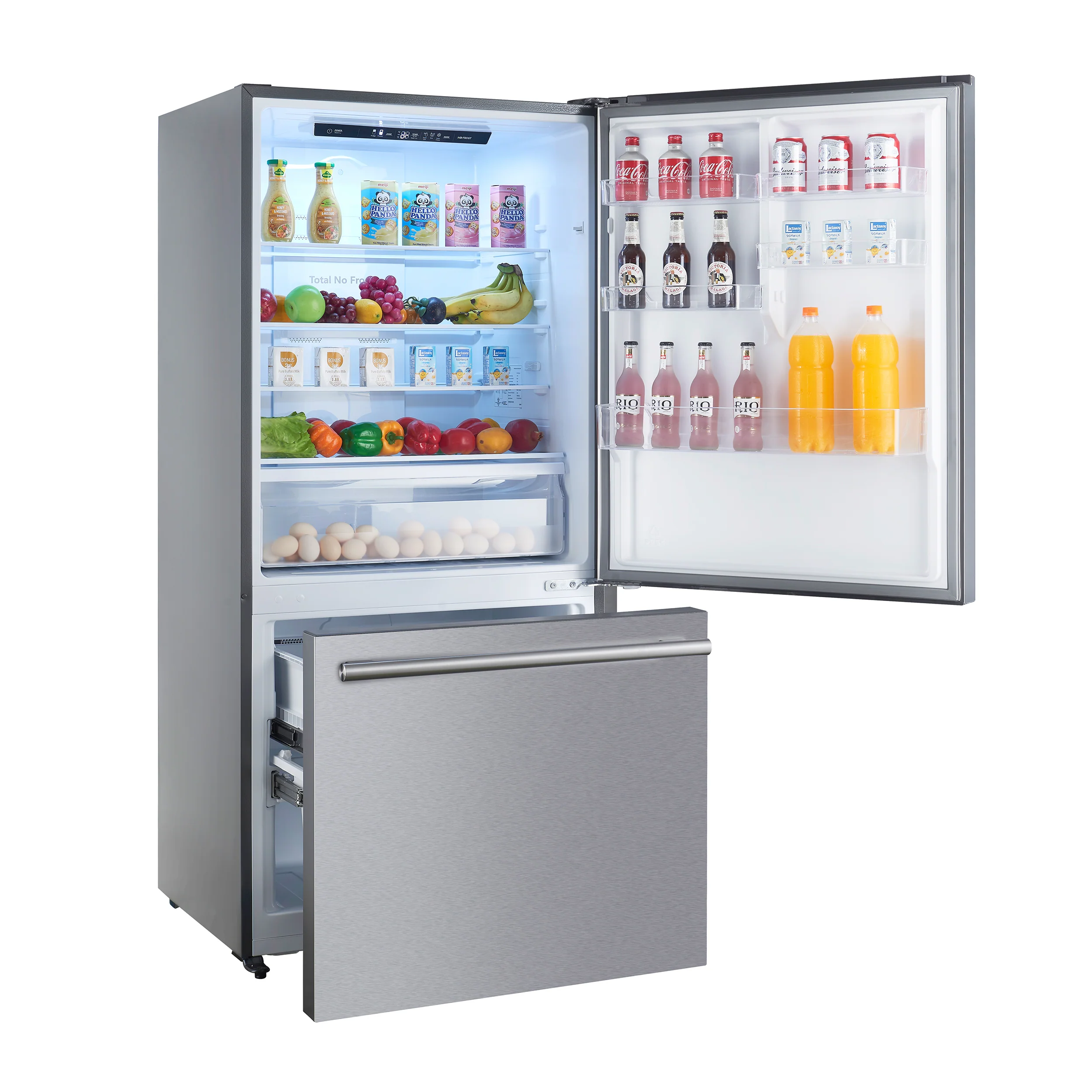 FORNO 2-Piece SS Kitchen Bundle - 30" Induction Range and 31" Bottom Freezer Refrigerator - Image 6