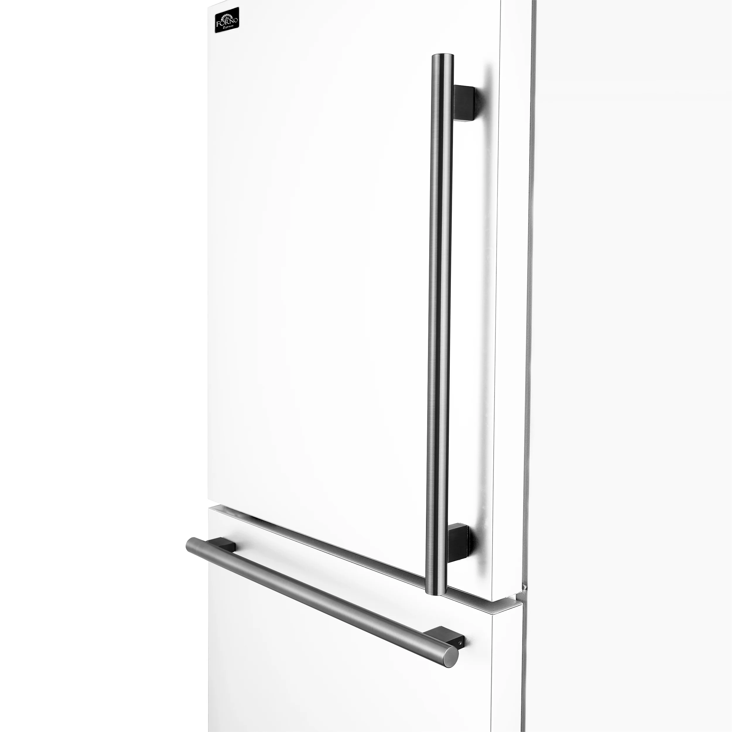 FORNO 2-Piece White Kitchen Bundle - 30" Induction Range and 31" Bottom Freezer Refrigerator - Image 7