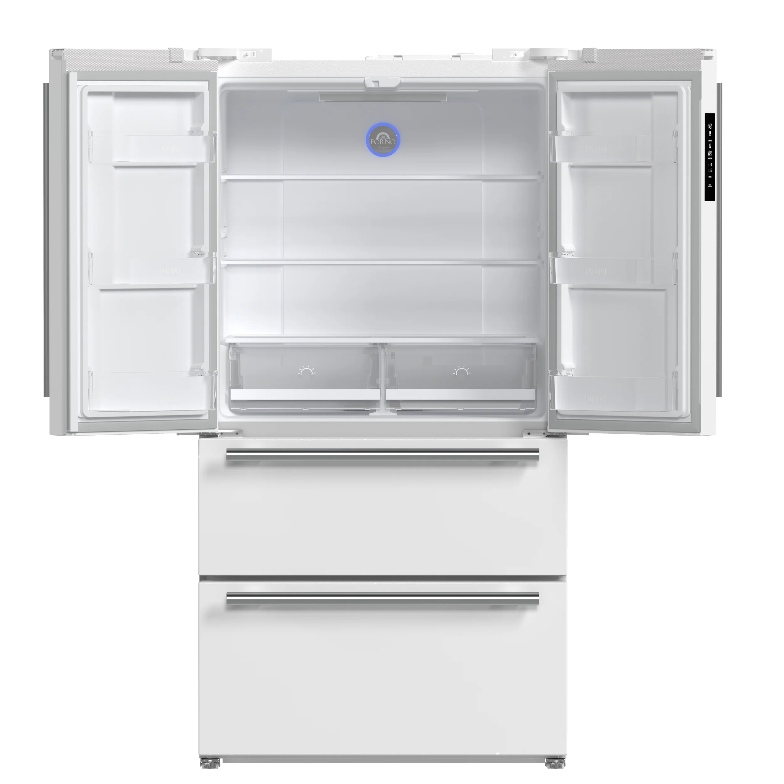 Forno Moena Espresso 36-Inch White French Door Refrigerator, 19.2 Cu. Ft., Frost-Free, Automatic Ice Maker, ENERGY STAR Certified - Image 5