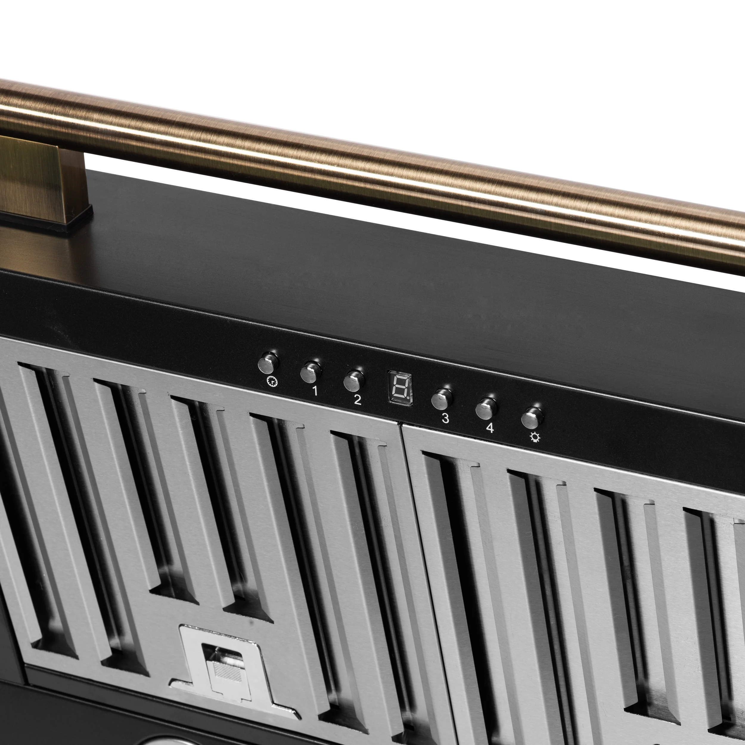 Forno Aria 30 Inch Wall-Mounted Range Hood in Black - Image 6
