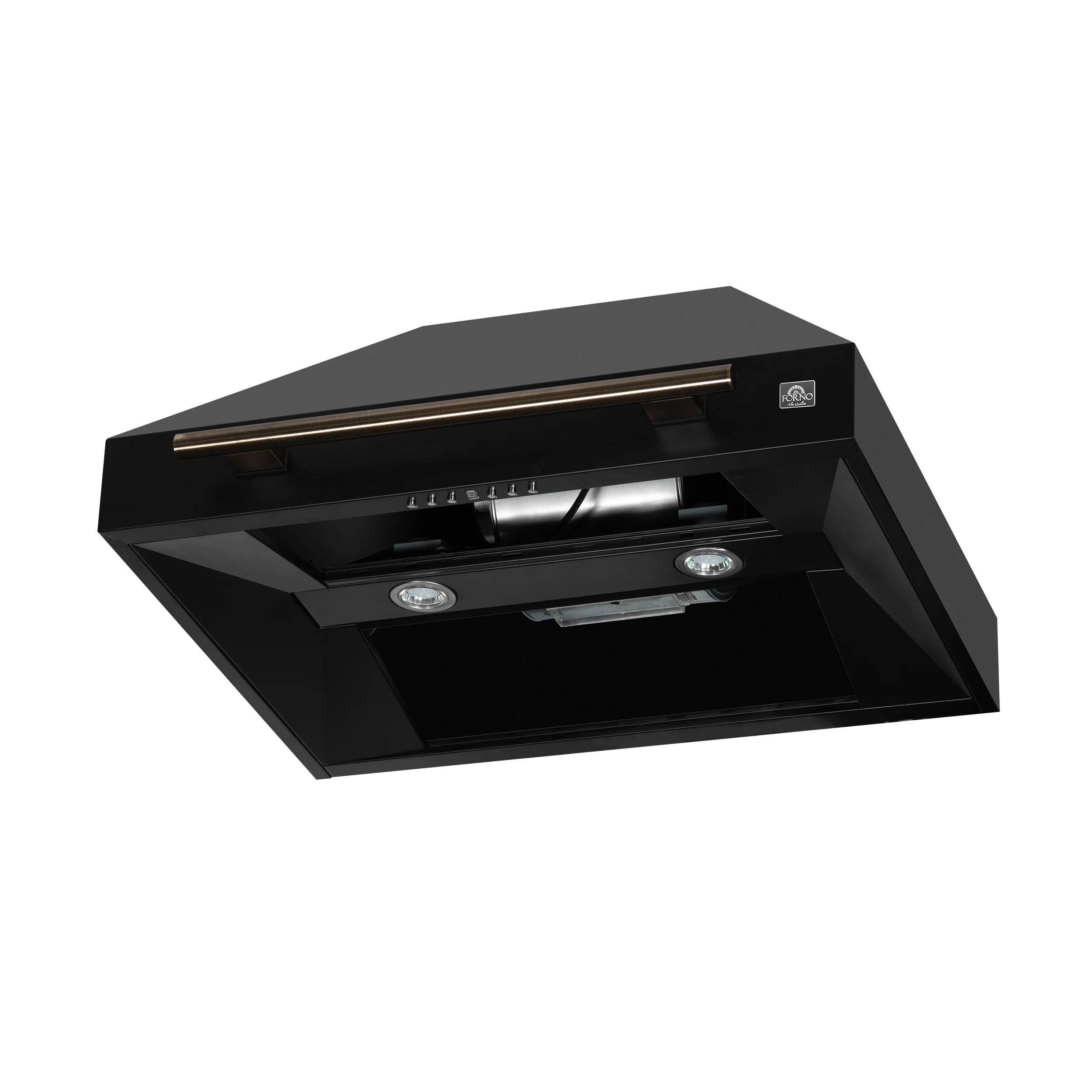 Forno Aria 30 Inch Wall-Mounted Range Hood in Black - Image 7