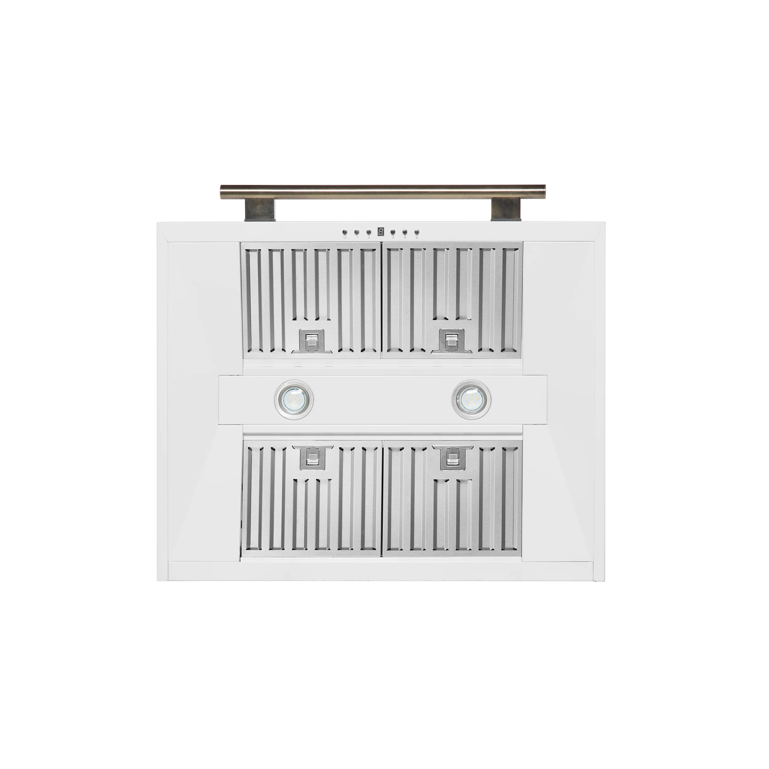 Forno Aria 30 Inch Wall-Mounted Range Hood in White - Image 5