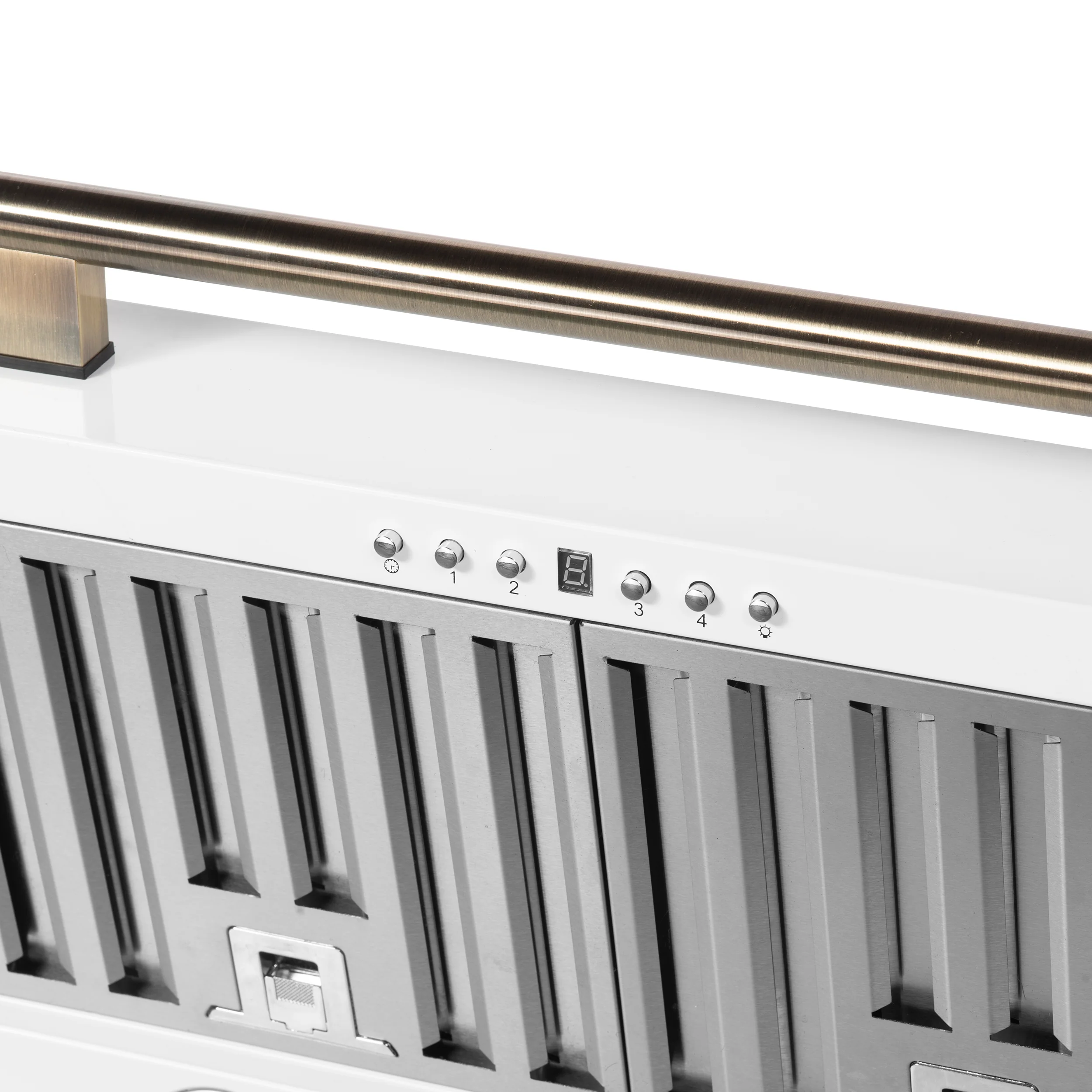 Forno Aria 30 Inch Wall-Mounted Range Hood in White - Image 6