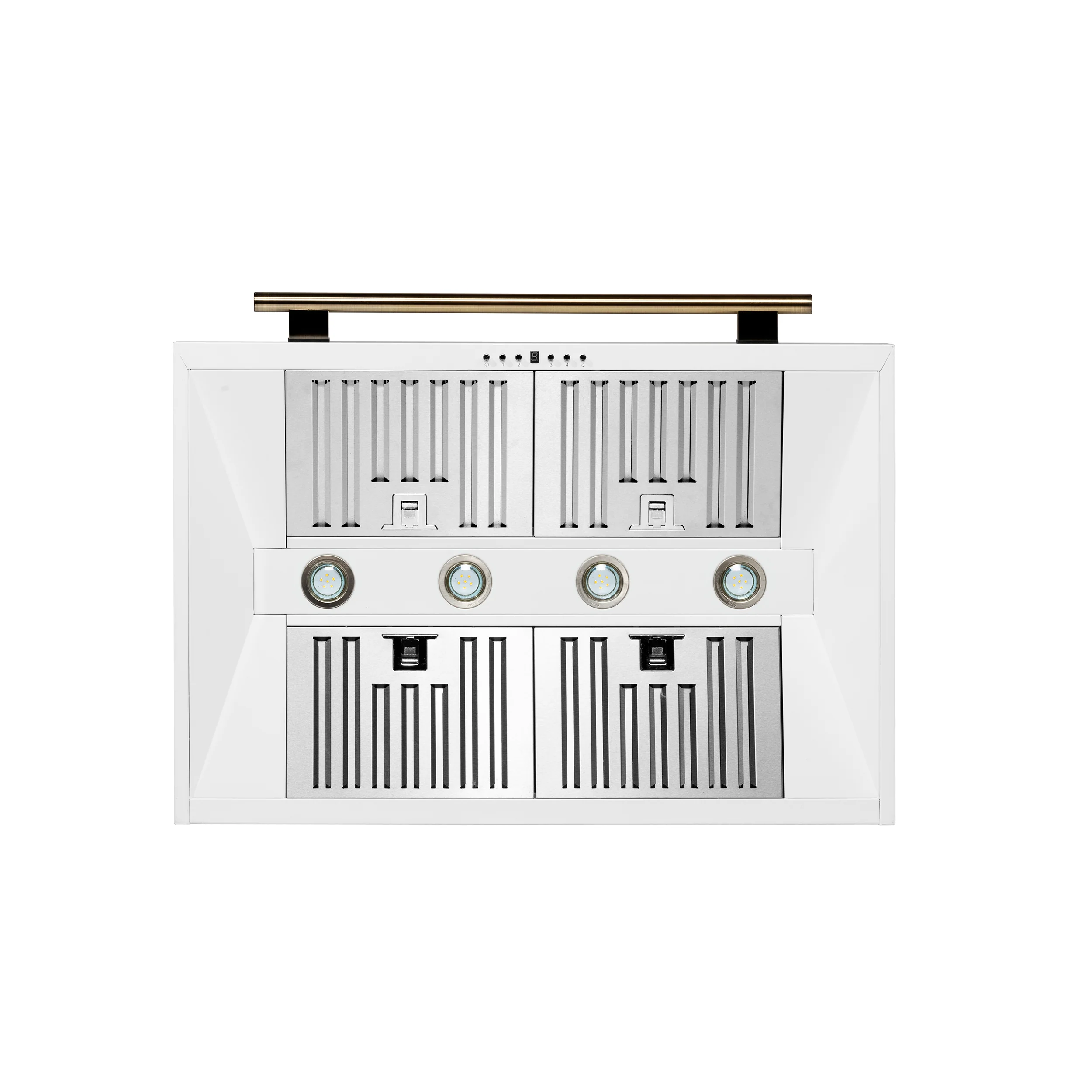 Forno Aria 36 Inch Wall-Mounted Range Hood in White - Image 5