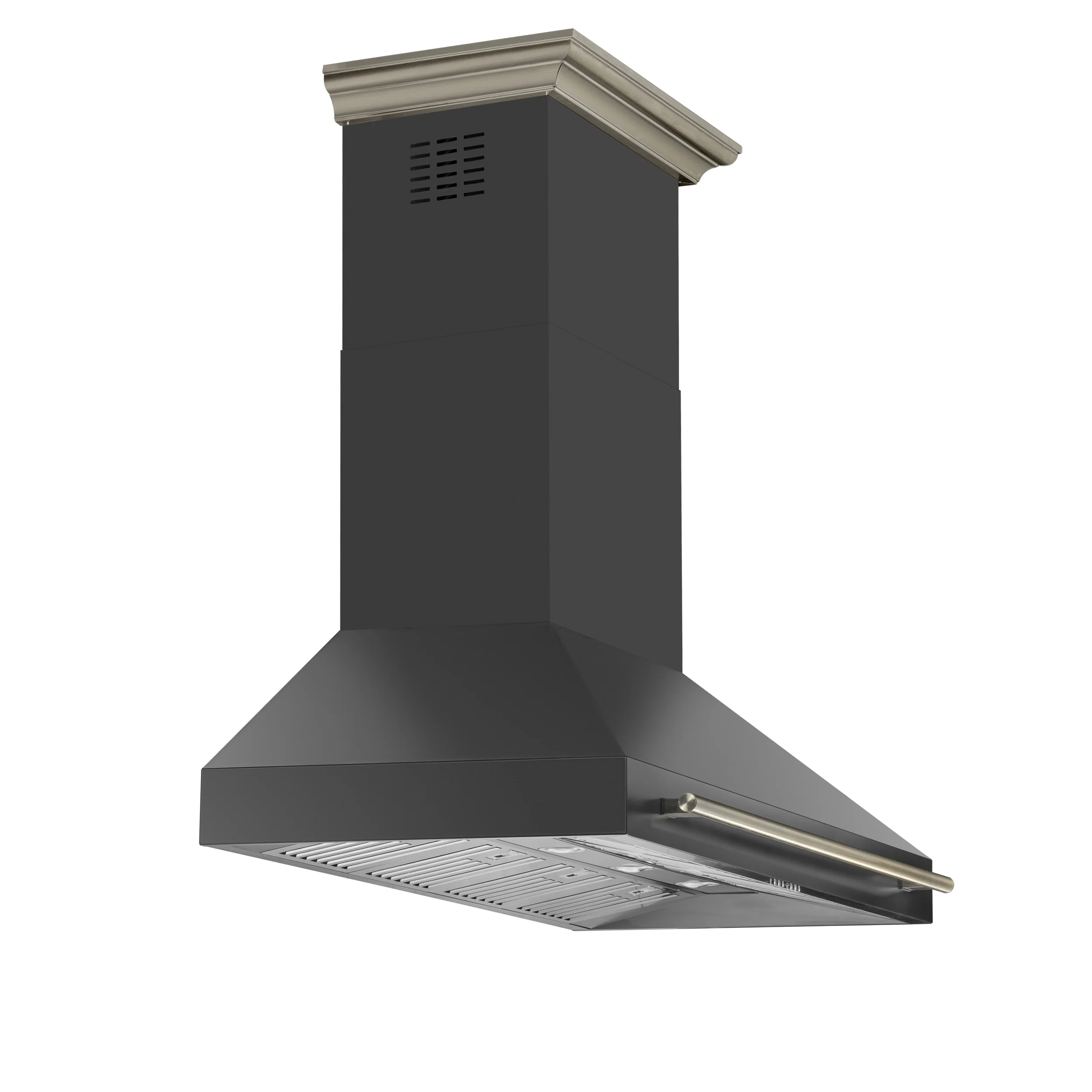 Forno Aria 60 Inch Wall-Mounted Range Hood in Black - Image 2