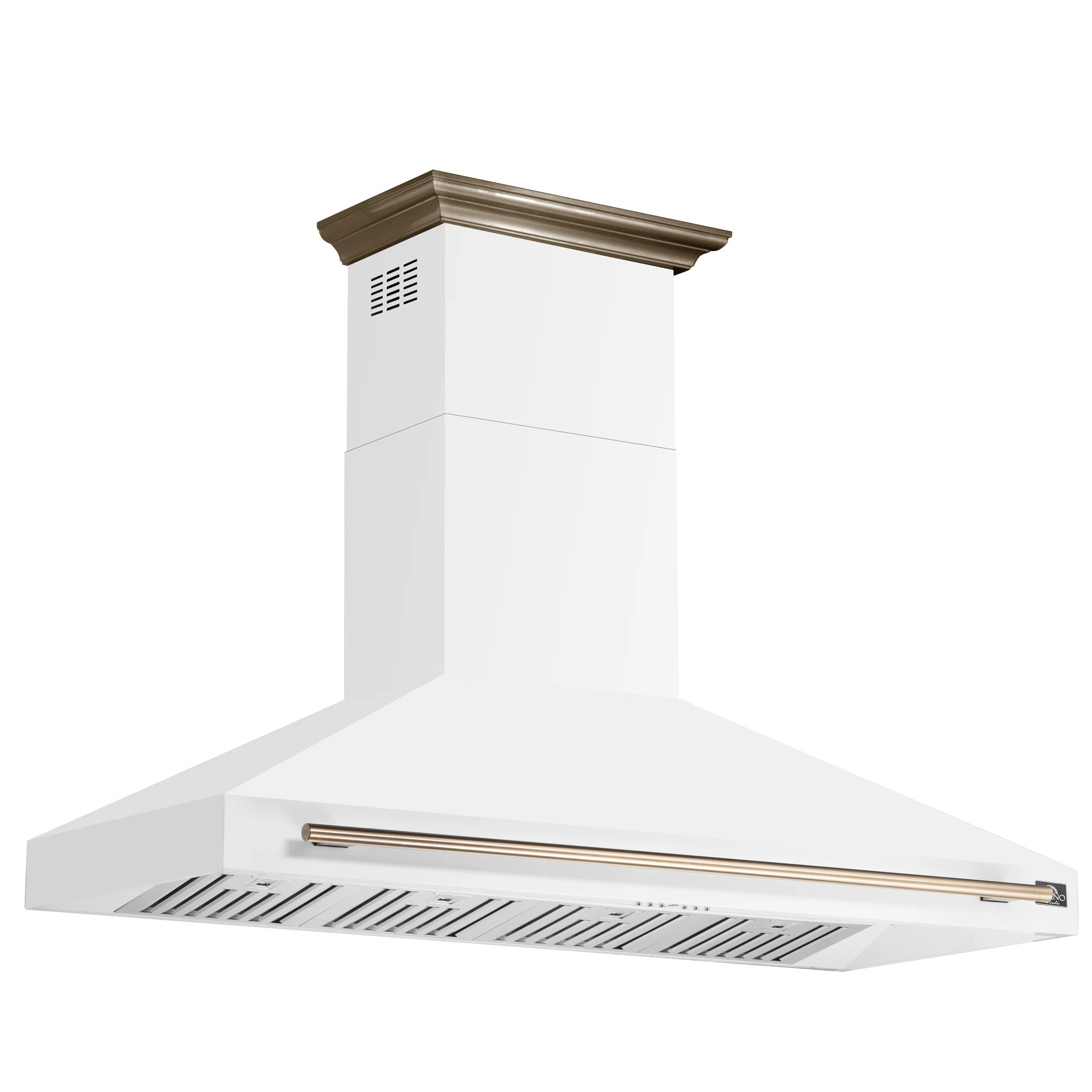 Forno Aria 60 Inch Wall-Mounted Range Hood in White - Image 3
