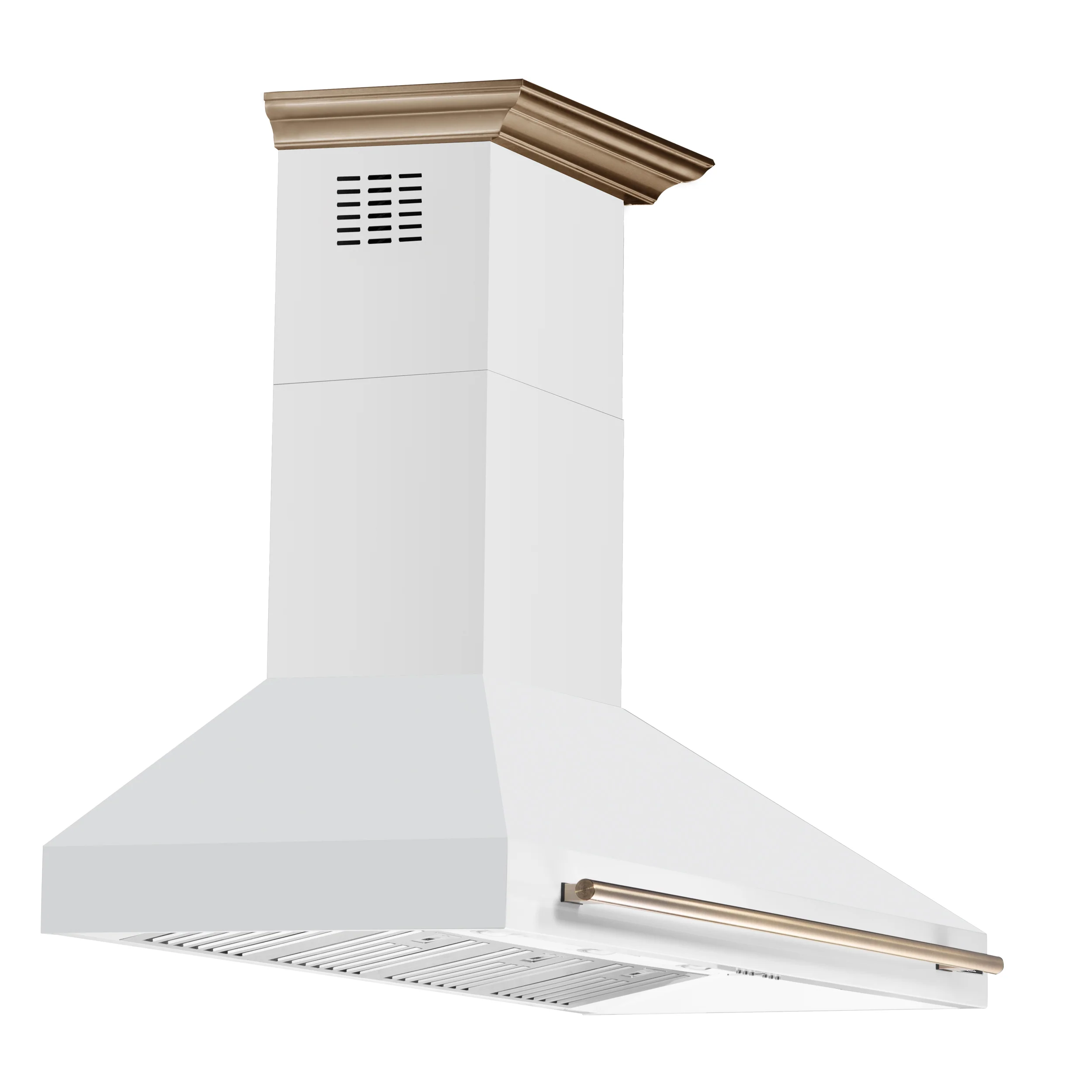 Forno Aria 60 Inch Wall-Mounted Range Hood in White - Image 4