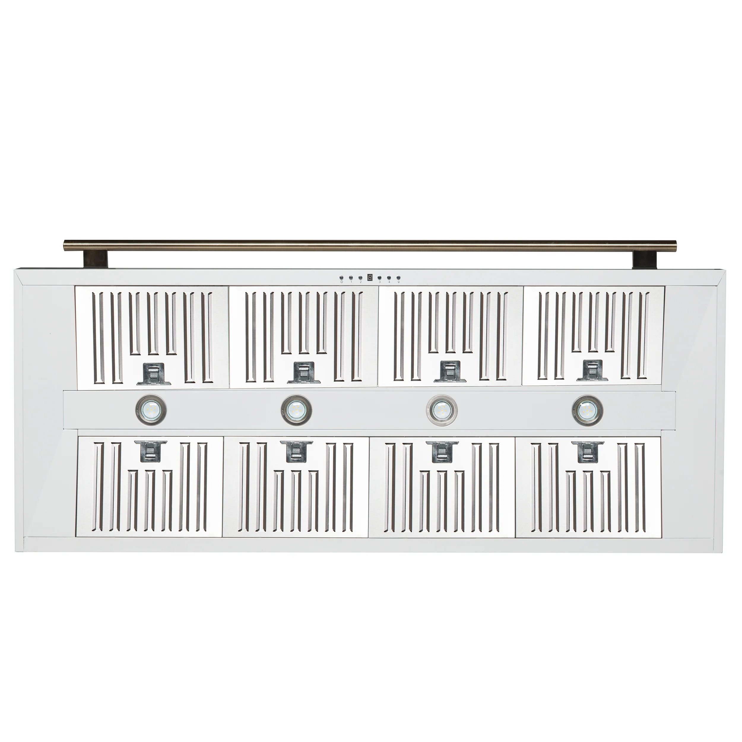 Forno Aria 60 Inch Wall-Mounted Range Hood in White - Image 5