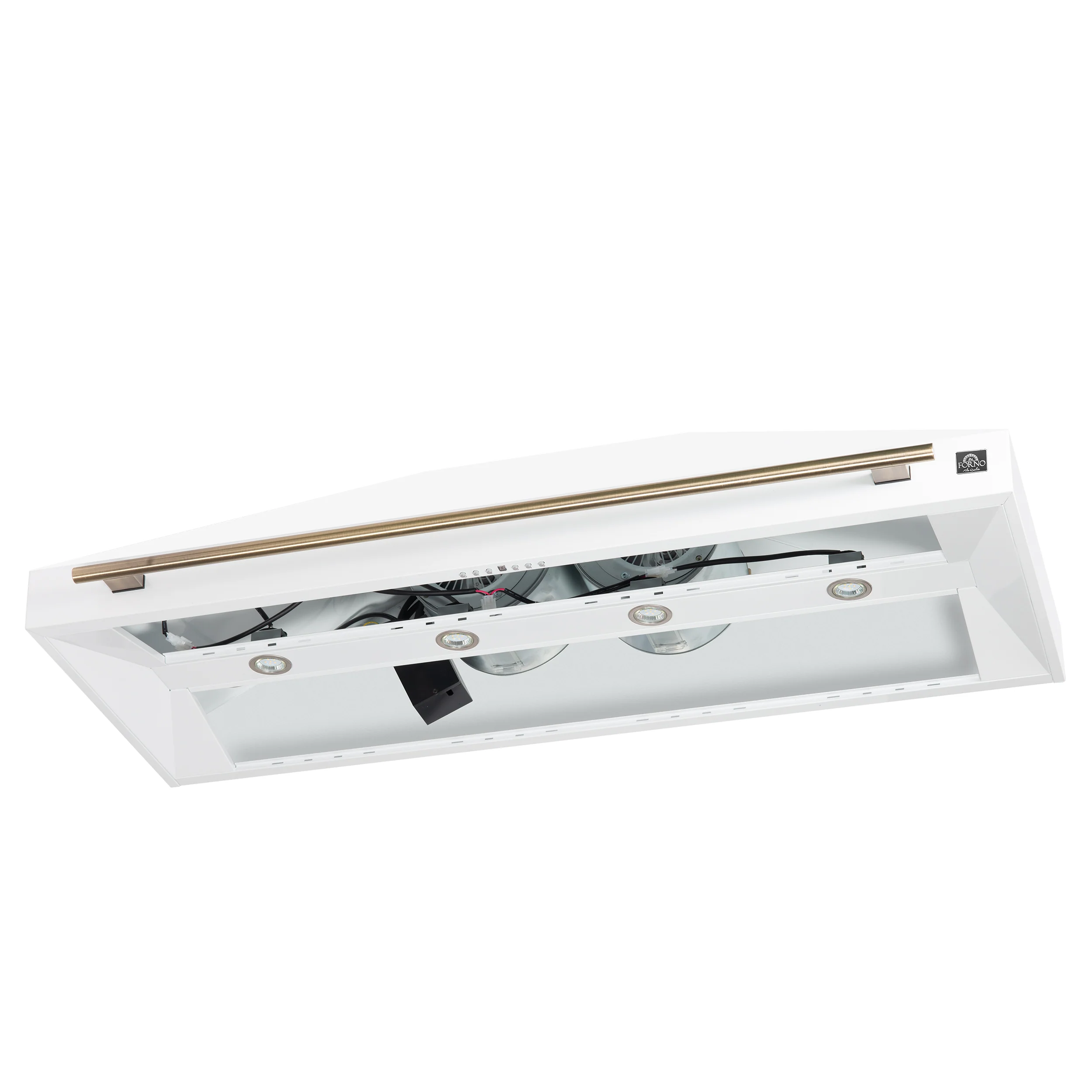 Forno Aria 60 Inch Wall-Mounted Range Hood in White - Image 7