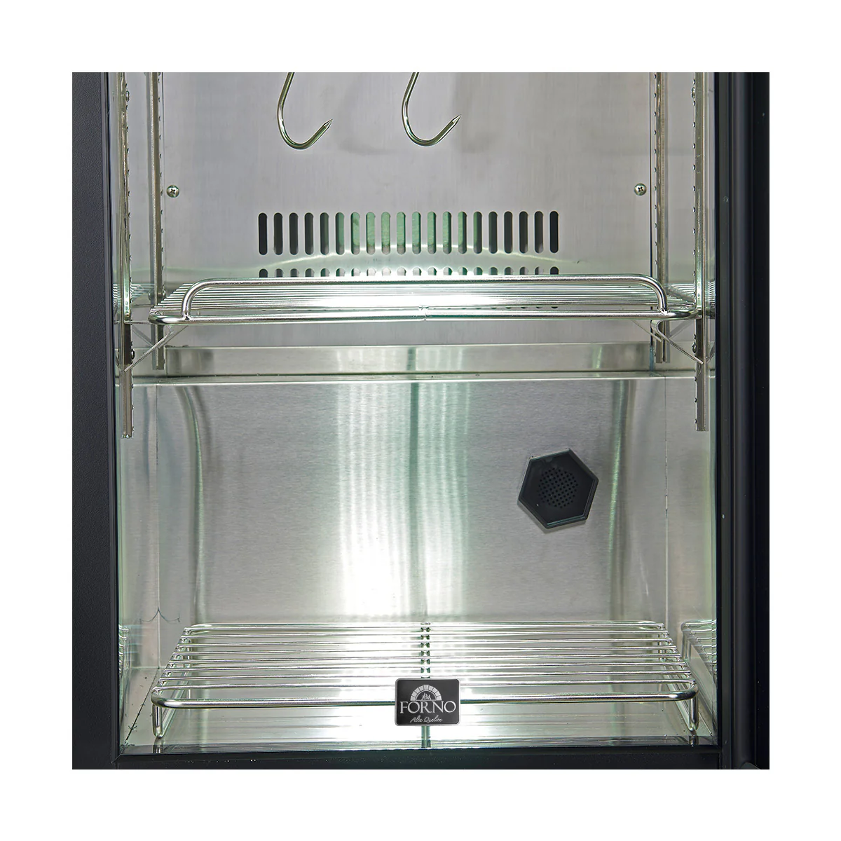 Forno Asciutto 17-Inch Dry Aging Cabinet, Stainless Steel 304, 1.84 cu.ft, LED Lighting, Adjustable Shelves - Image 5