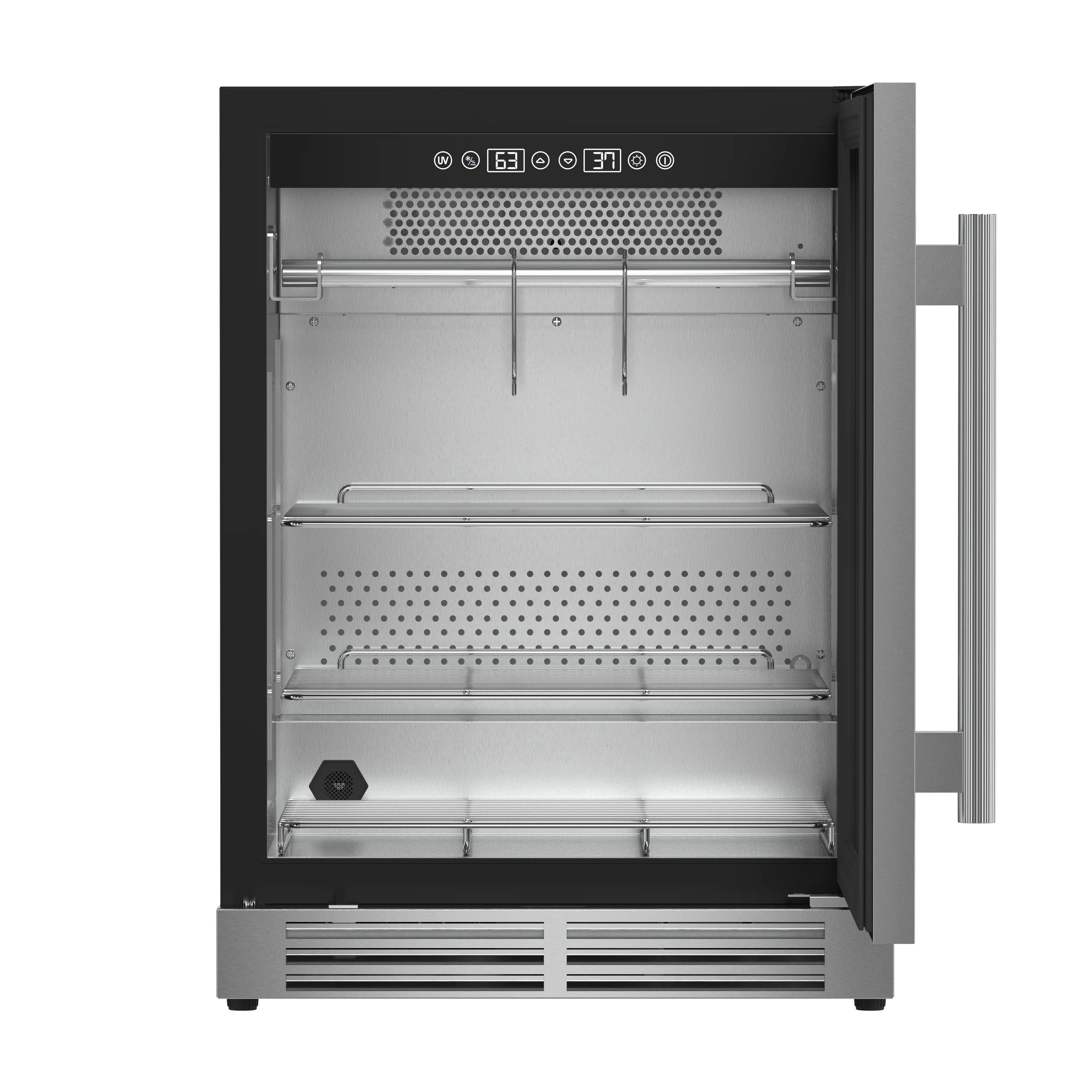 Forno Asciutto 24-Inch Dry Aging Cabinet, Stainless Steel 304, 4.41 cu.ft, LED Lighting, Adjustable Shelves - Image 2