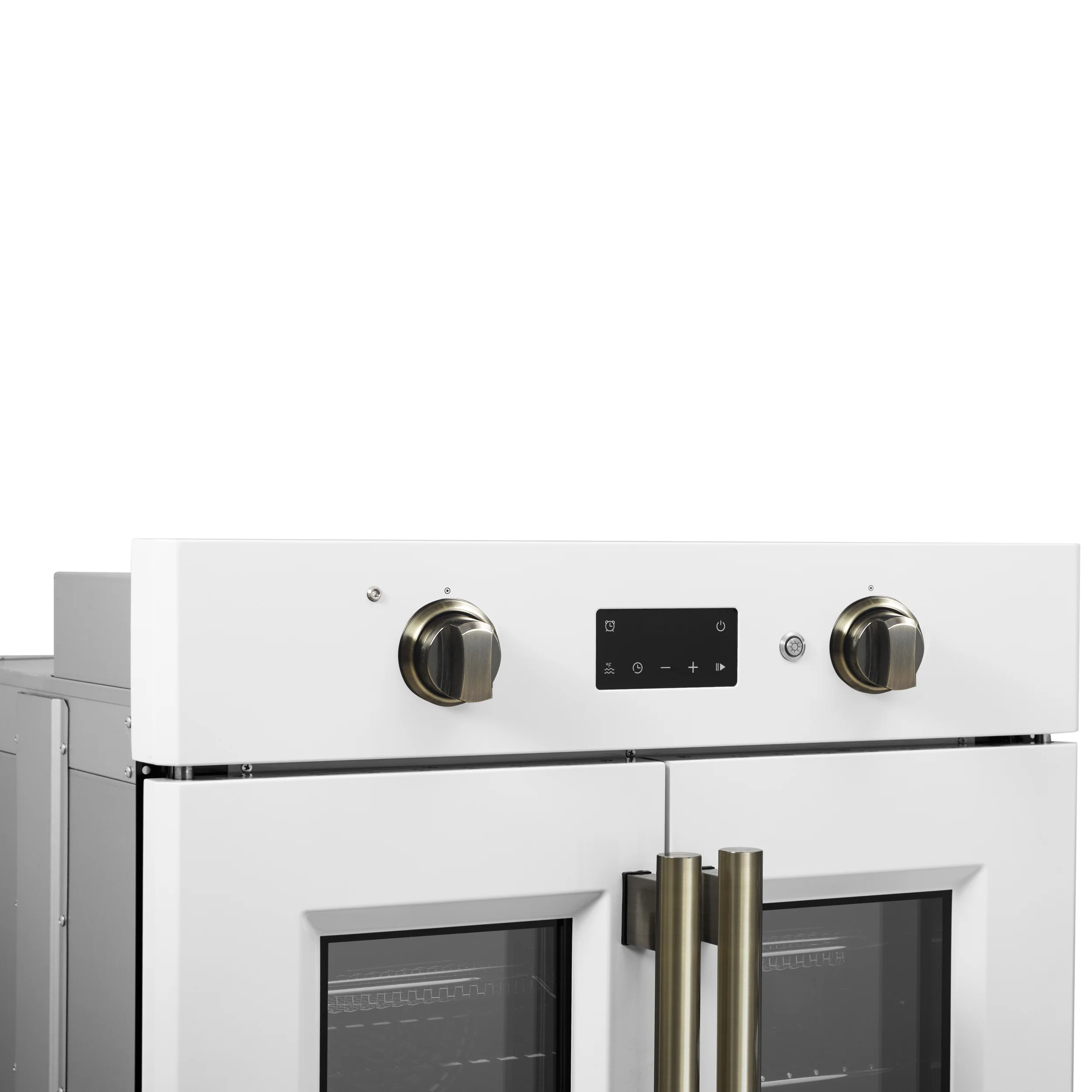 Forno Asti 30-Inch French Door Electric Wall Oven in White & Antique Brass, 3.68 cu. ft. True Convection, 3,600W, Air Fry, Sous Vide, Self-Clean - Image 13