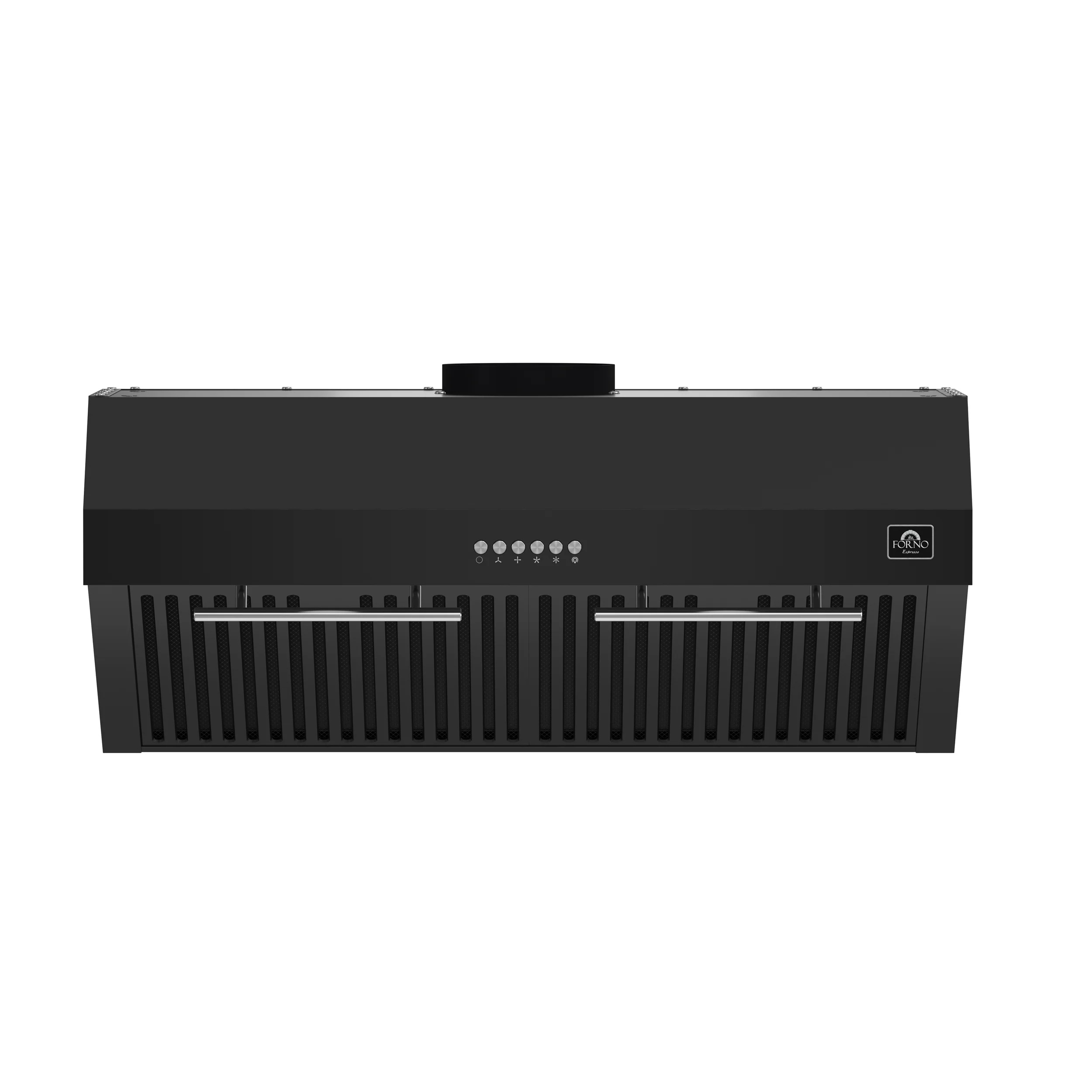 Forno Bari Espresso 30-Inch Under Cabinet Range Hood, Black, 600 CFM, LED Lighting, Dishwasher-Safe Baffle Filters, 3-Speed Fan Control - Image 2