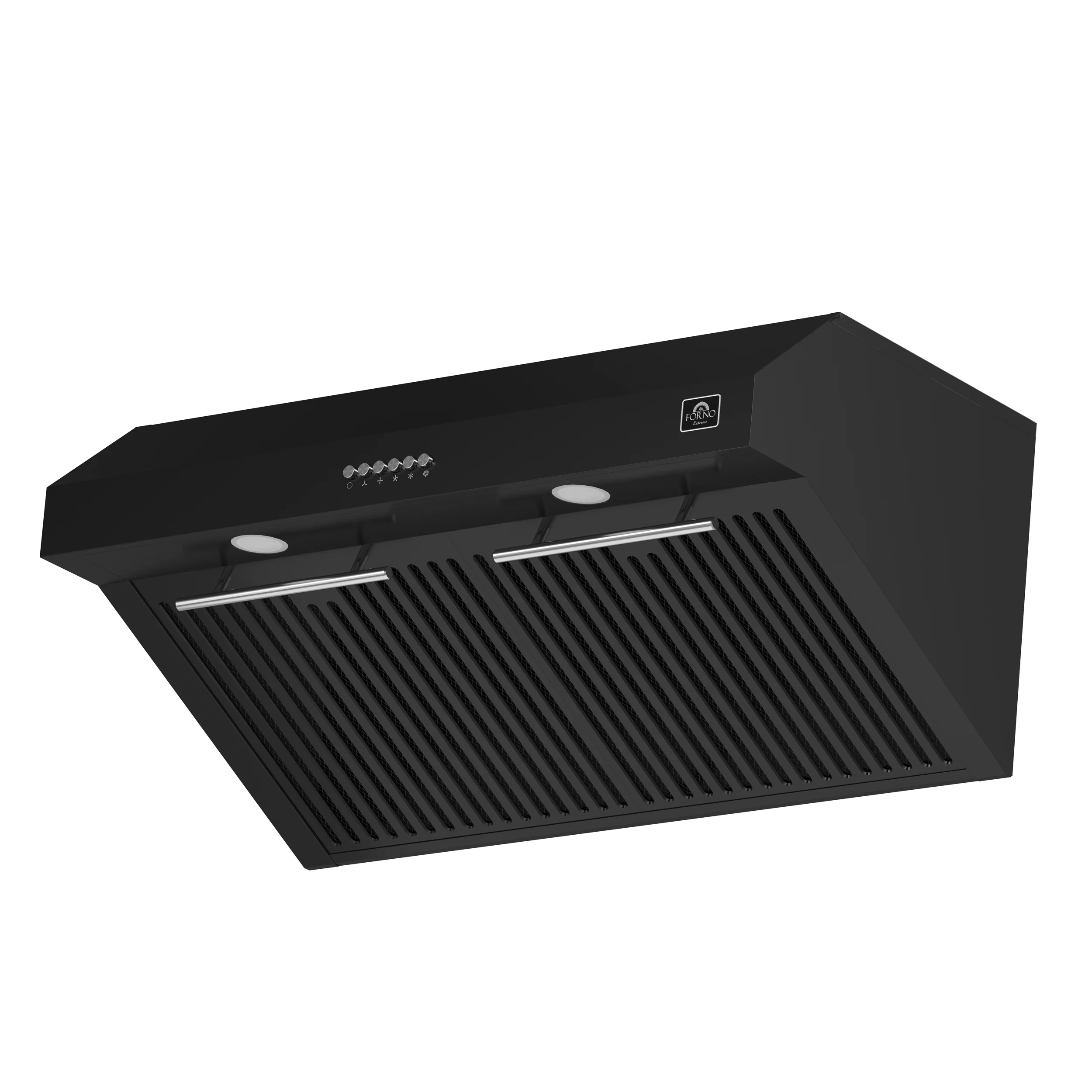 Forno Bari Espresso 30-Inch Under Cabinet Range Hood, Black, 600 CFM, LED Lighting, Dishwasher-Safe Baffle Filters, 3-Speed Fan Control - Image 7