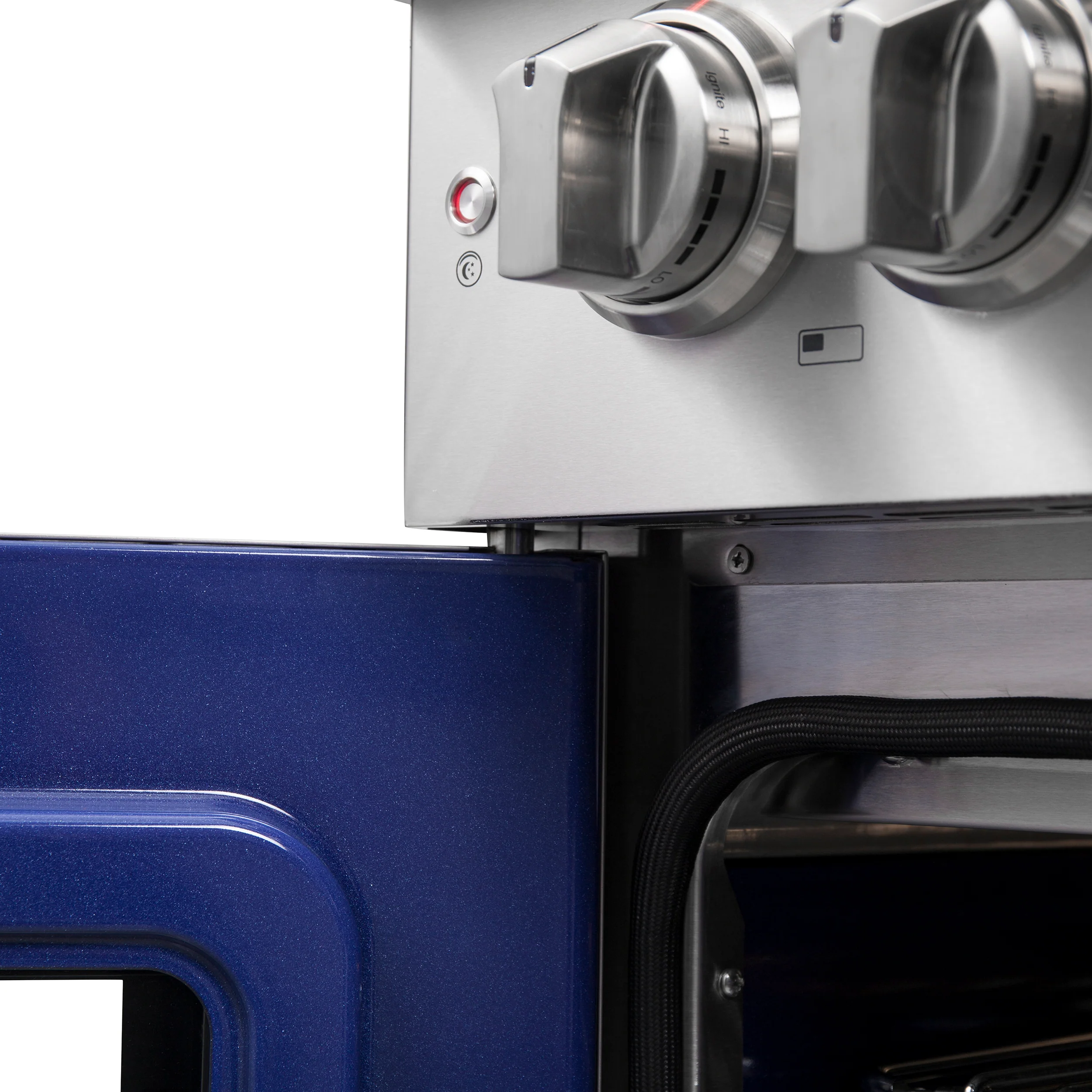 Forno Capriasca 30-Inch Freestanding French Door Dual Fuel Range, 4 Burners, True Convection Oven - Image 10