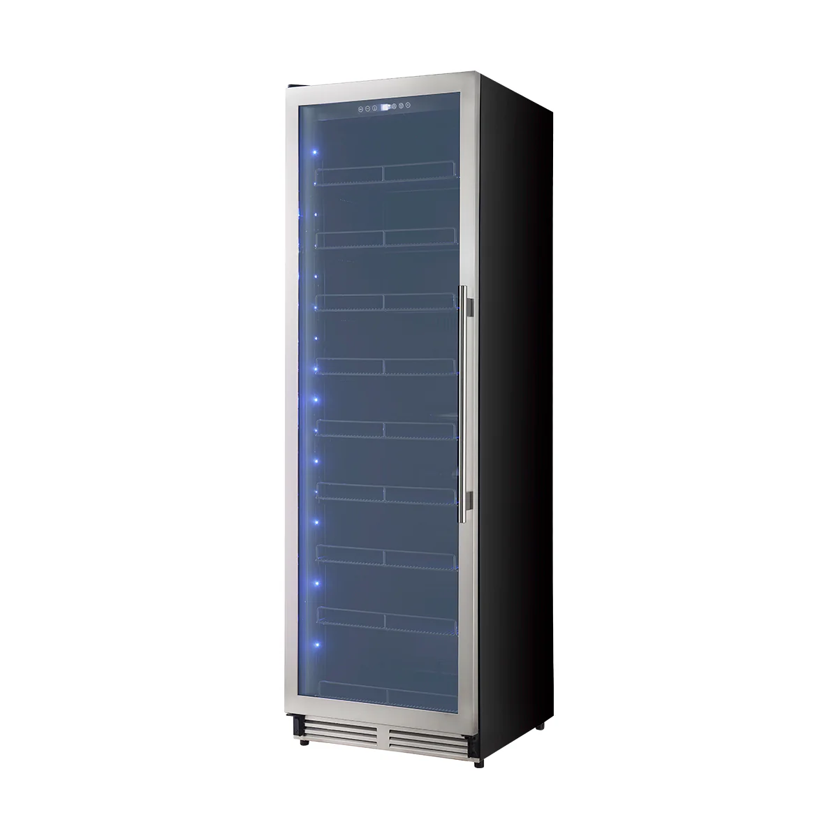 Forno Cesinali 24-Inch Built-In Beverage Cooler, 15.8 cu.ft, Stainless Steel, Dual Temperature Zones, LED Interior Lighting, Adjustable Shelves - Image 2