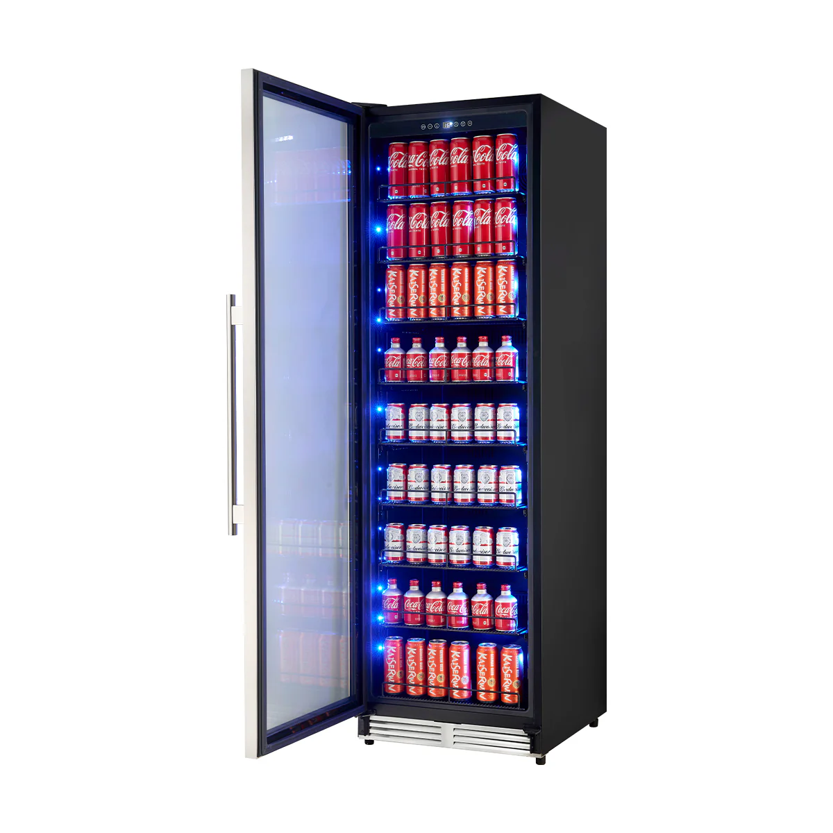 Forno Cesinali 24-Inch Built-In Beverage Cooler, 15.8 cu.ft, Stainless Steel, Dual Temperature Zones, LED Interior Lighting, Adjustable Shelves - Image 5