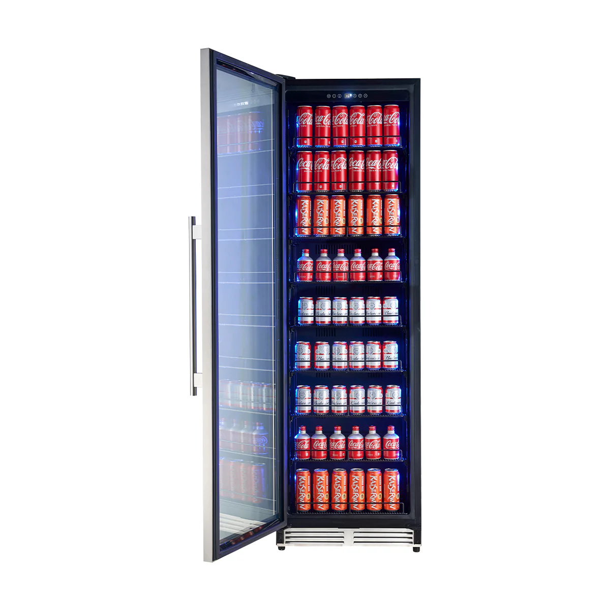 Forno Cesinali 24-Inch Built-In Beverage Cooler, 15.8 cu.ft, Stainless Steel, Dual Temperature Zones, LED Interior Lighting, Adjustable Shelves - Image 6