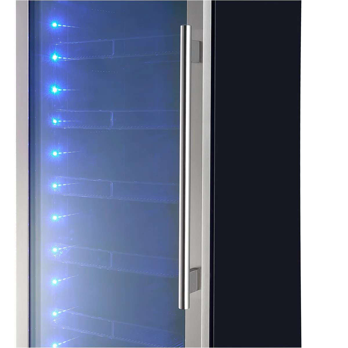 Forno Cesinali 24-Inch Built-In Beverage Cooler, 15.8 cu.ft, Stainless Steel, Dual Temperature Zones, LED Interior Lighting, Adjustable Shelves - Image 7