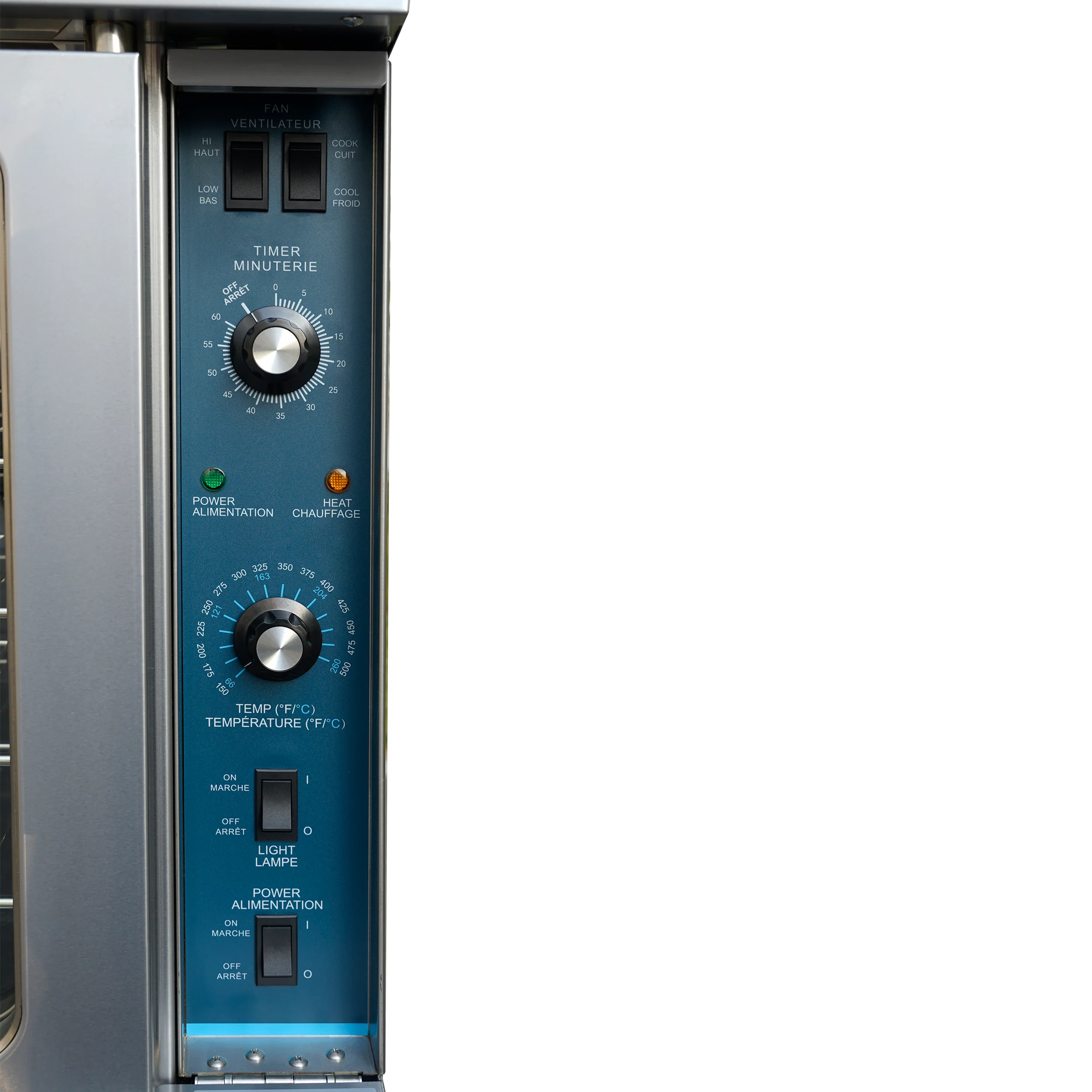 Forno Commerciale Convection Gas Oven, 3 burners 54,000?BTU, 150–500°F, stainless steel, NG/LP convertible - Image 7