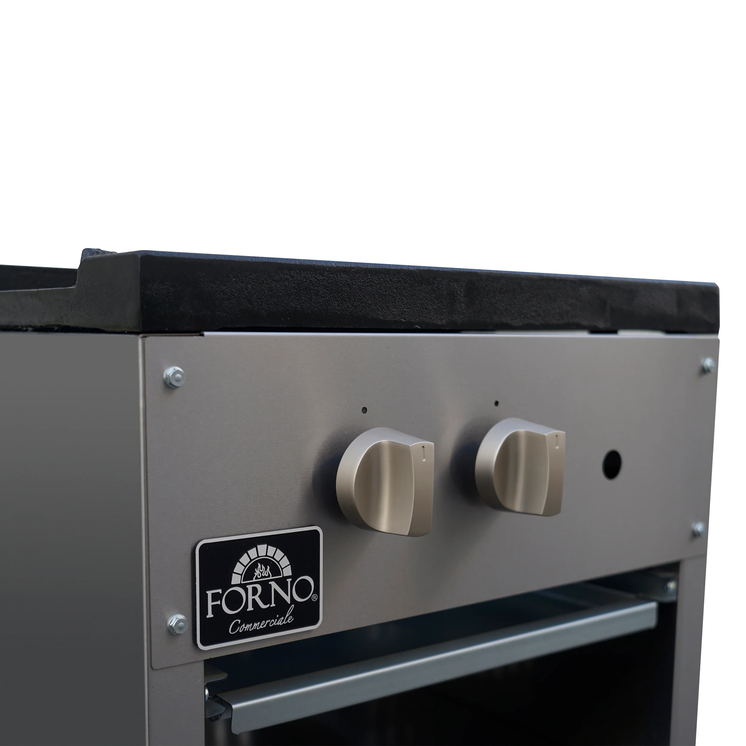 Forno Commerciale gas stock pot range, 1 powerful 3-ring burner, 80,000?BTU, durable stainless steel, heavy-duty cast iron grate - Image 8