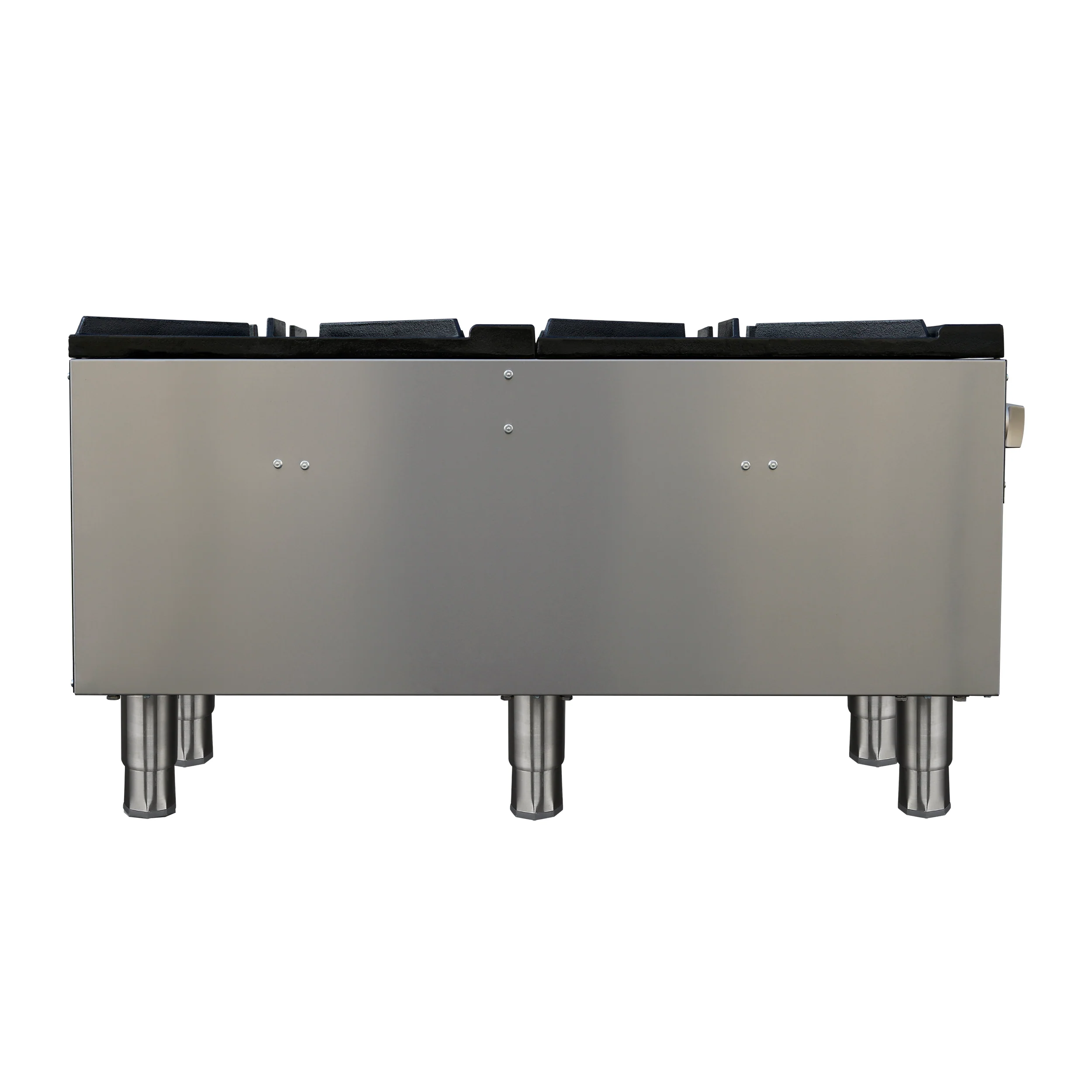 Forno Commerciale gas stock pot range, 2 powerful 3-ring burners, 160,000?BTU, durable stainless steel, heavy-duty cast iron grates - Image 5