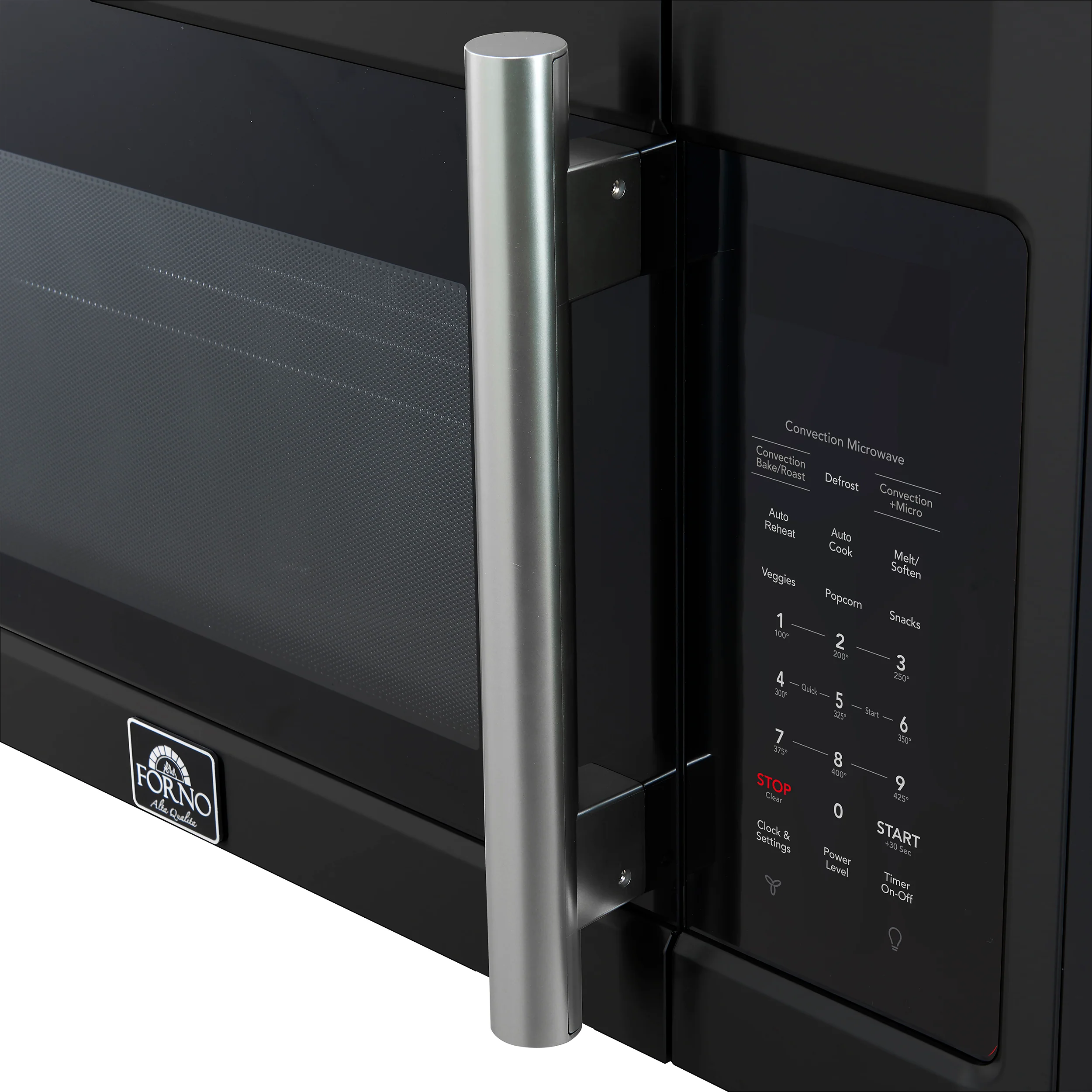 Forno Fornace 30-Inch Over the Range Convection Microwave, Black – 1.5 cu.ft, 300 CFM Vent, Touch Control, LED Light - Image 13