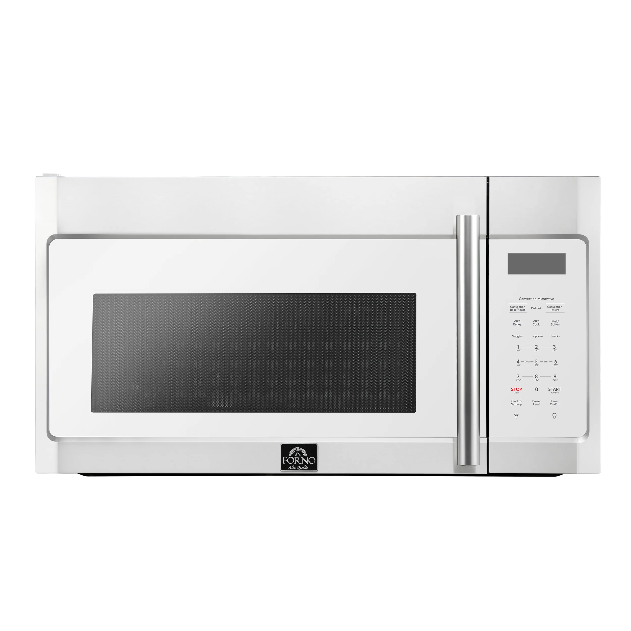 Forno Fornace 30-Inch Over the Range Convection Microwave, White – 1.5 cu.ft, 300 CFM Vent, Touch Control, LED Light - Image 2