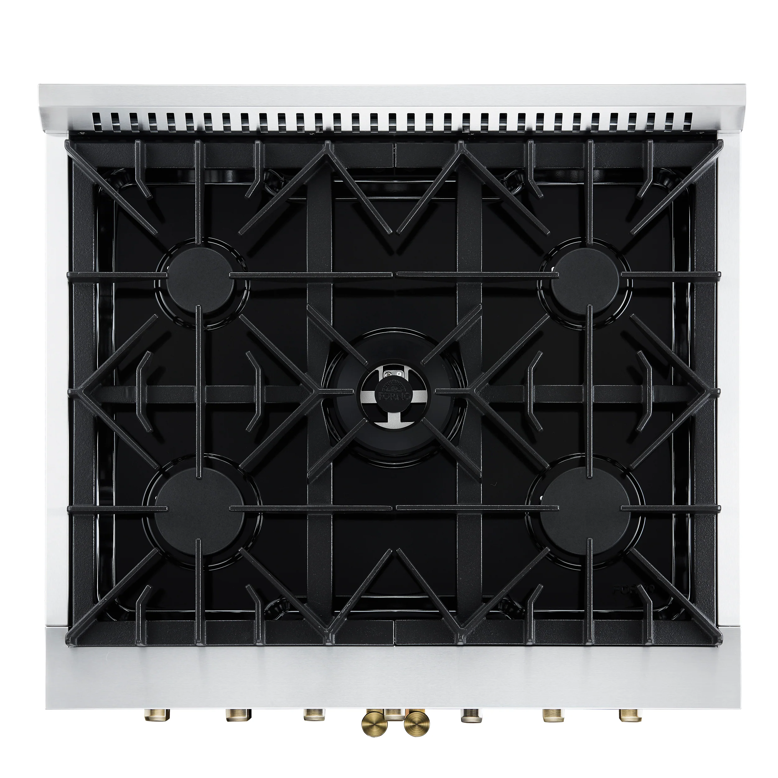 Forno Galiano 30-inch Freestanding French Door Dual Fuel Range Black - Image 3