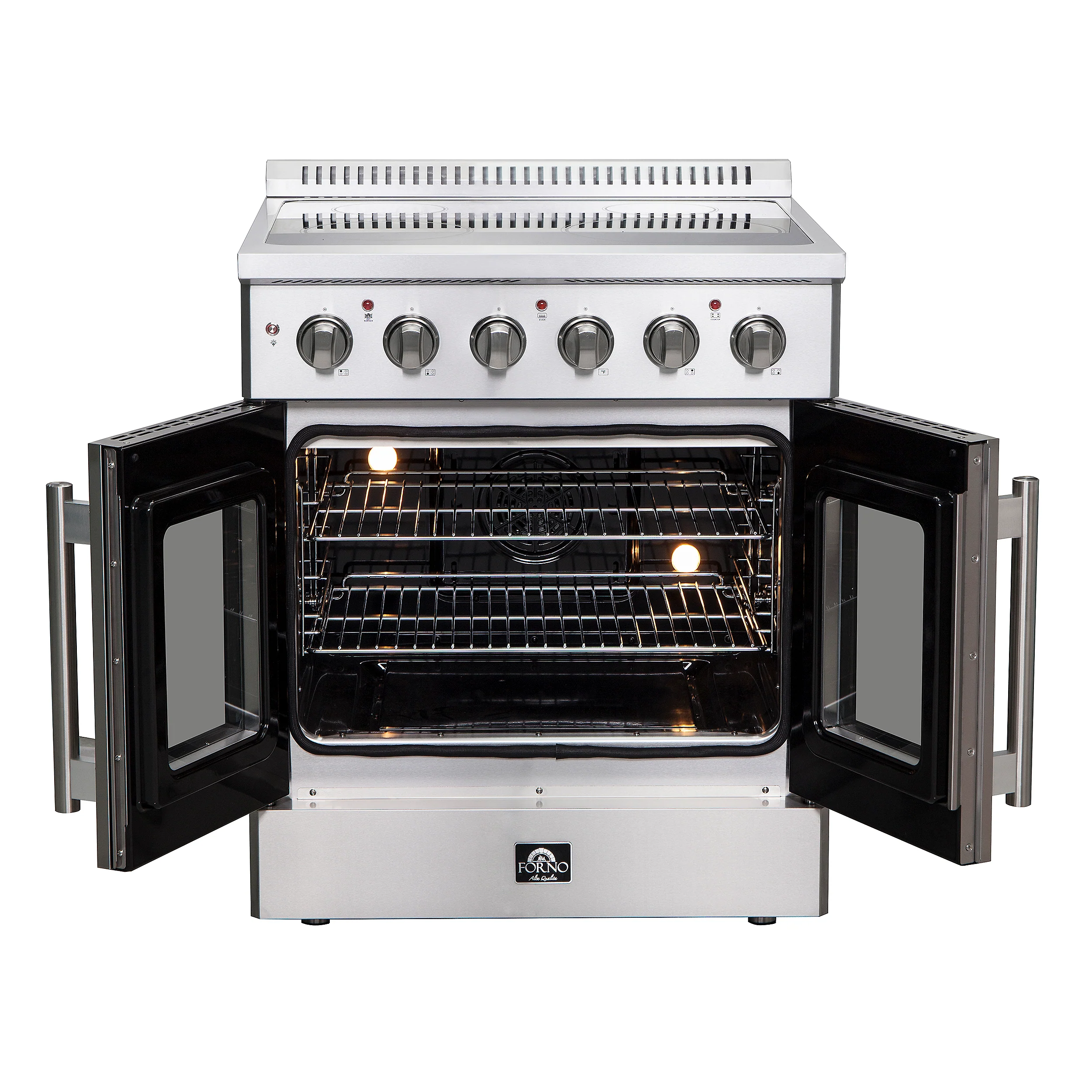 Forno Galiano 30-Inch Freestanding French Door Electric Range, True Convection, Energy Efficient - Image 7