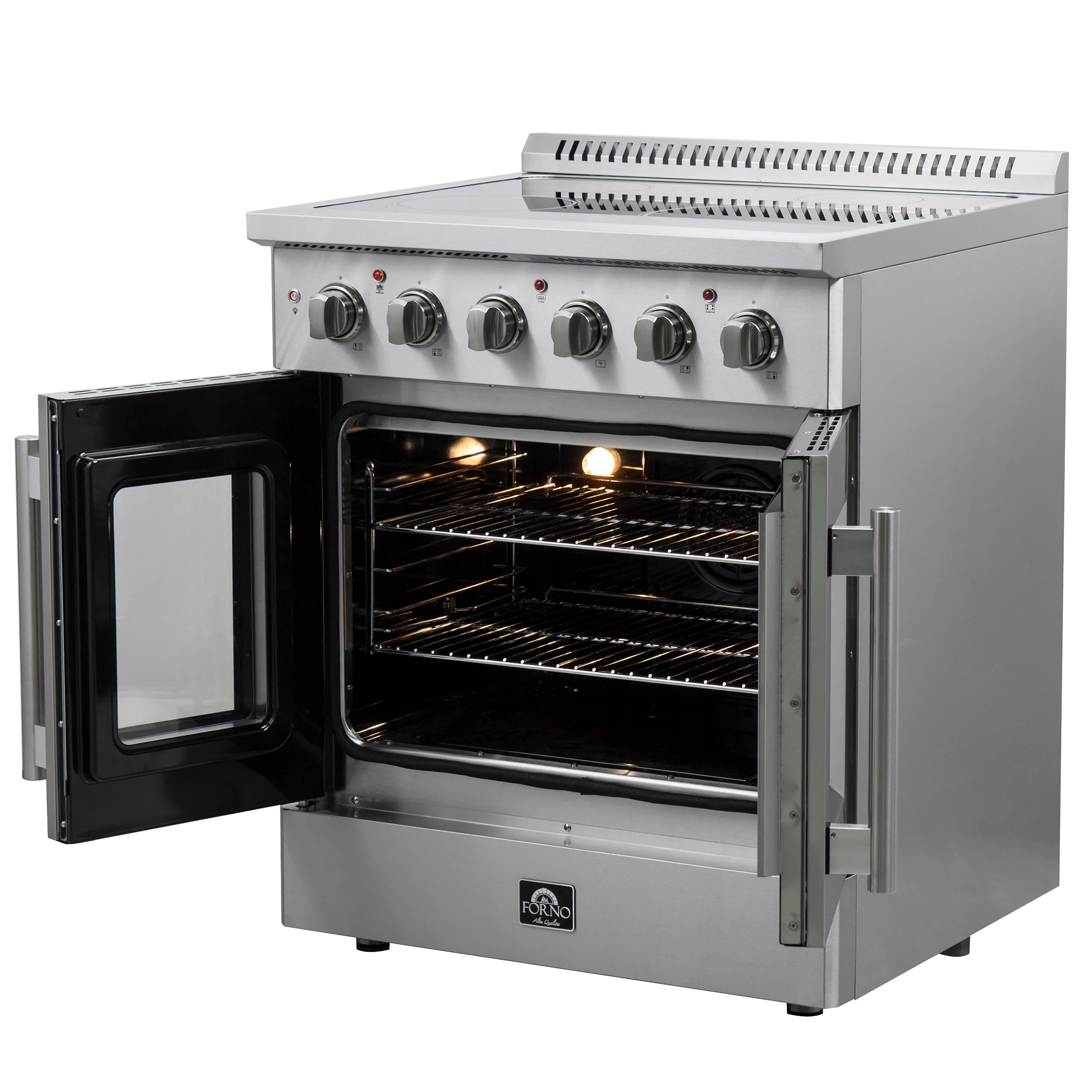 Forno Galiano 30-Inch Freestanding French Door Electric Range, True Convection, Energy Efficient - Image 8