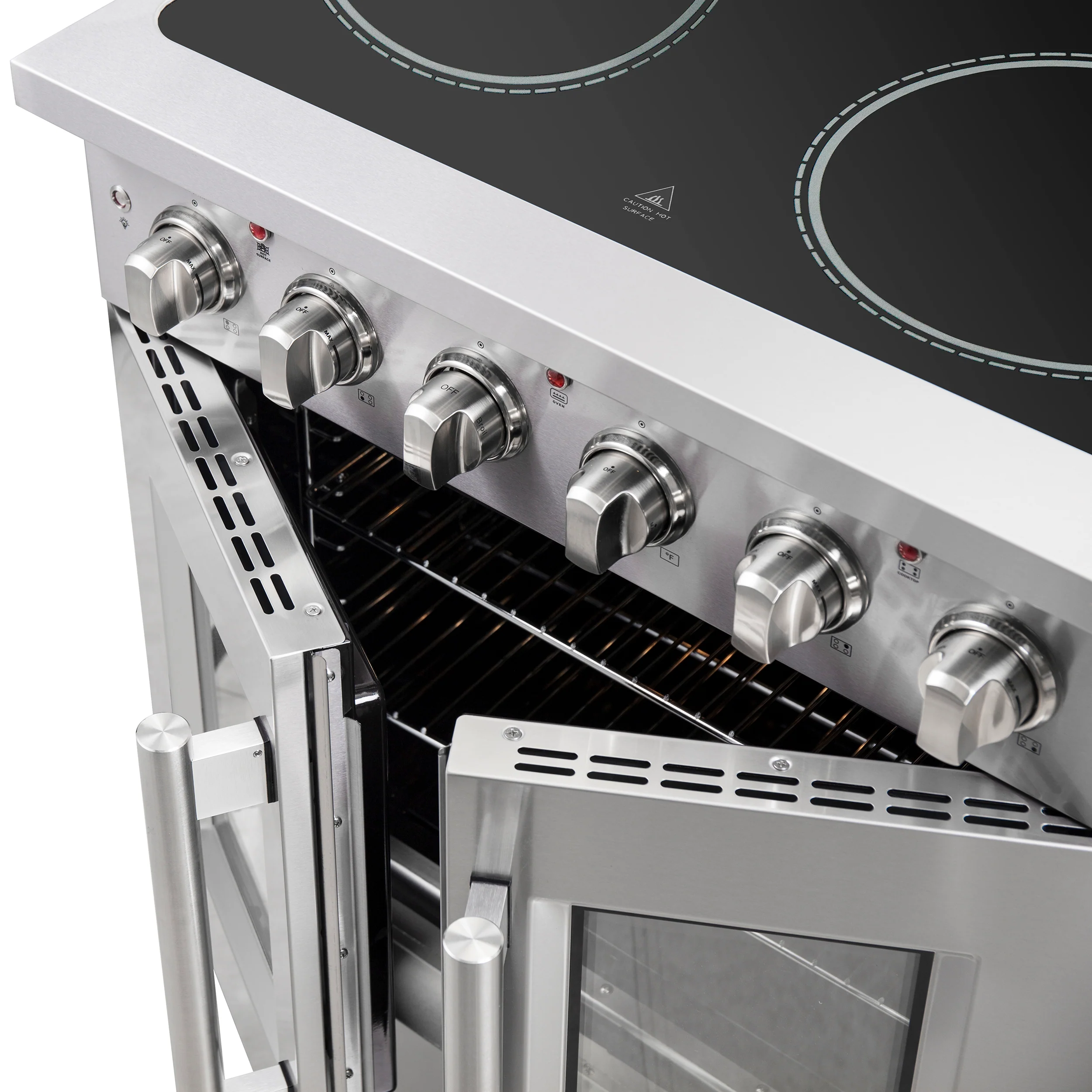 Forno Galiano 30-Inch Freestanding French Door Electric Range, True Convection, Energy Efficient - Image 9