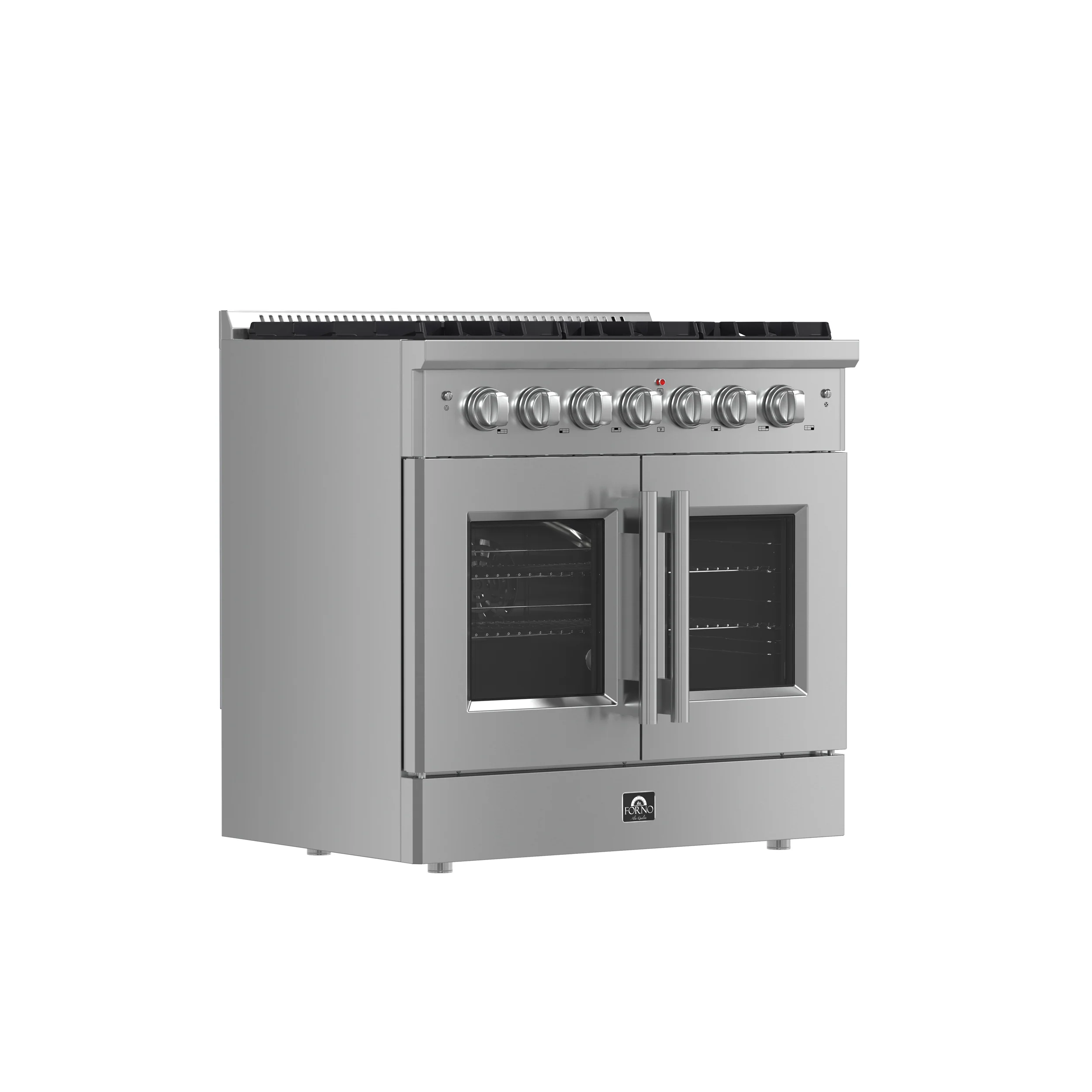 Forno Galiano 36-Inch Freestanding French Door Gas Range, 6 Burners, Convection Oven, Energy Efficient - Image 3