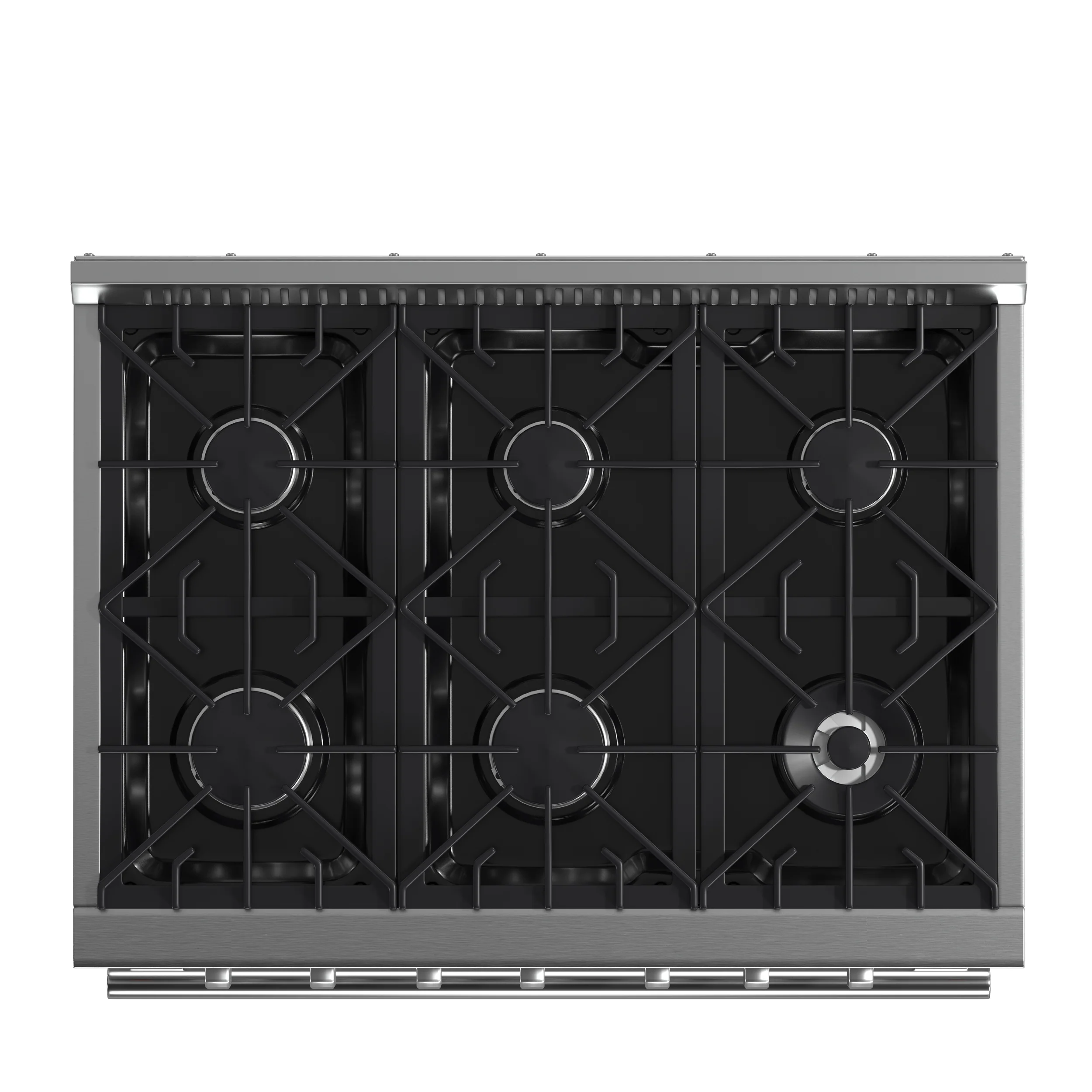 Forno Galiano 36-Inch Freestanding Gas Range, Stainless Steel, 6 Burners, Energy Efficient - Image 6
