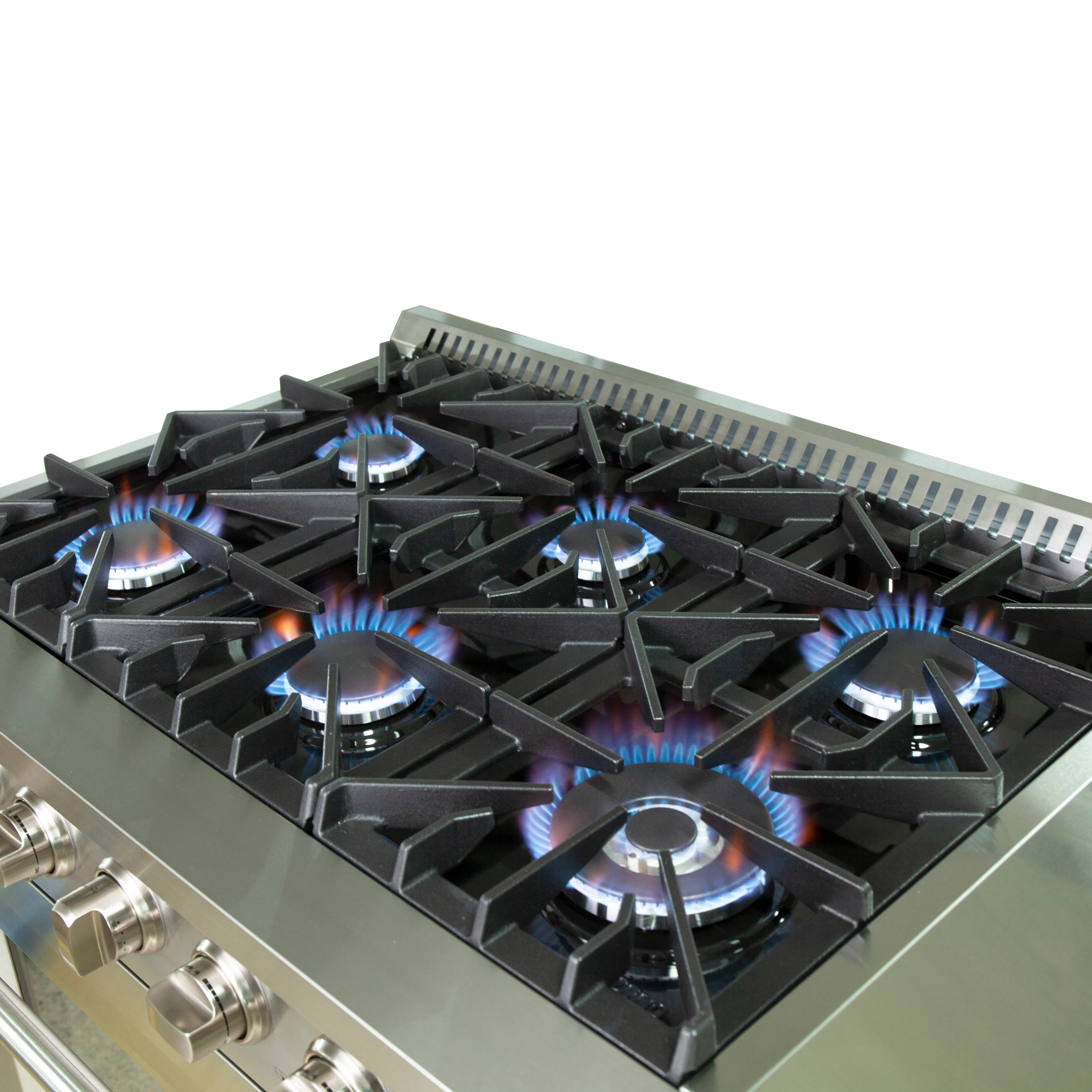 Forno Galiano 36-Inch Freestanding Gas Range, Stainless Steel, 6 Burners, Energy Efficient - Image 9