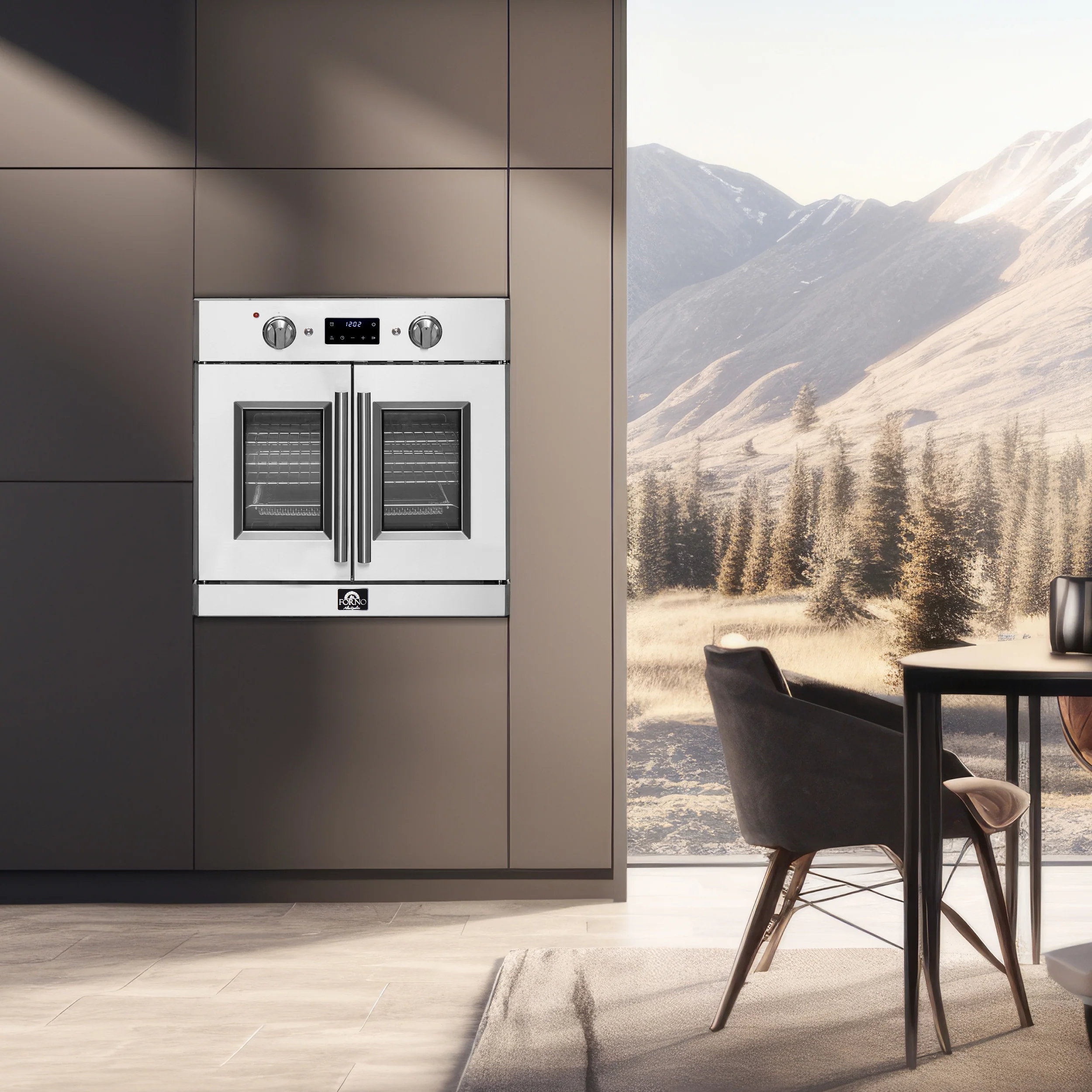 Forno Gallico 30-Inch Electric French Door Wall Oven, Stainless Steel, True Convection, Air Fry, Self-Cleaning - Image 12