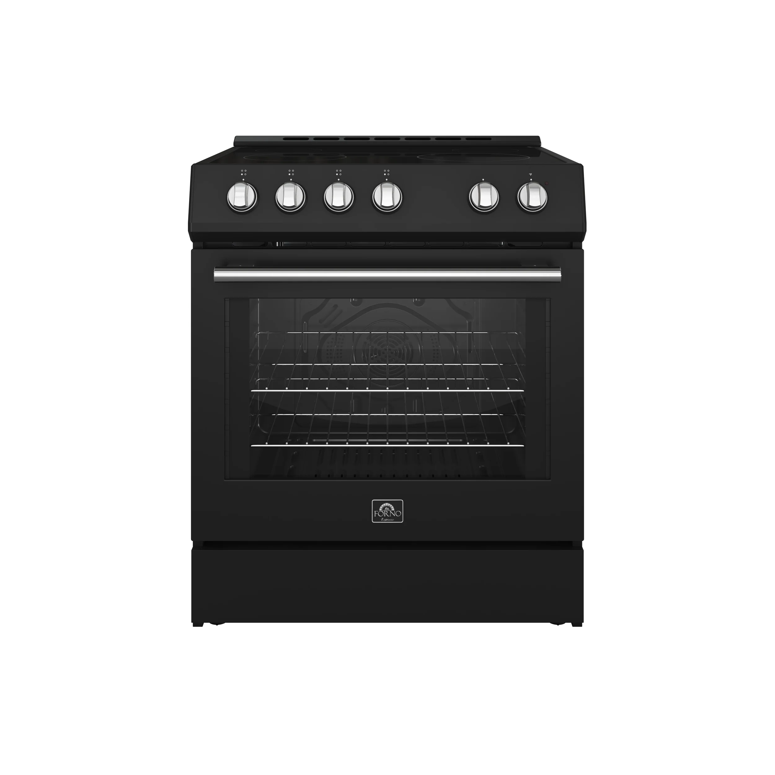 Forno Leonardo Espresso 30-Inch Black Electric Range, True Convection, Energy Efficient - Image 2