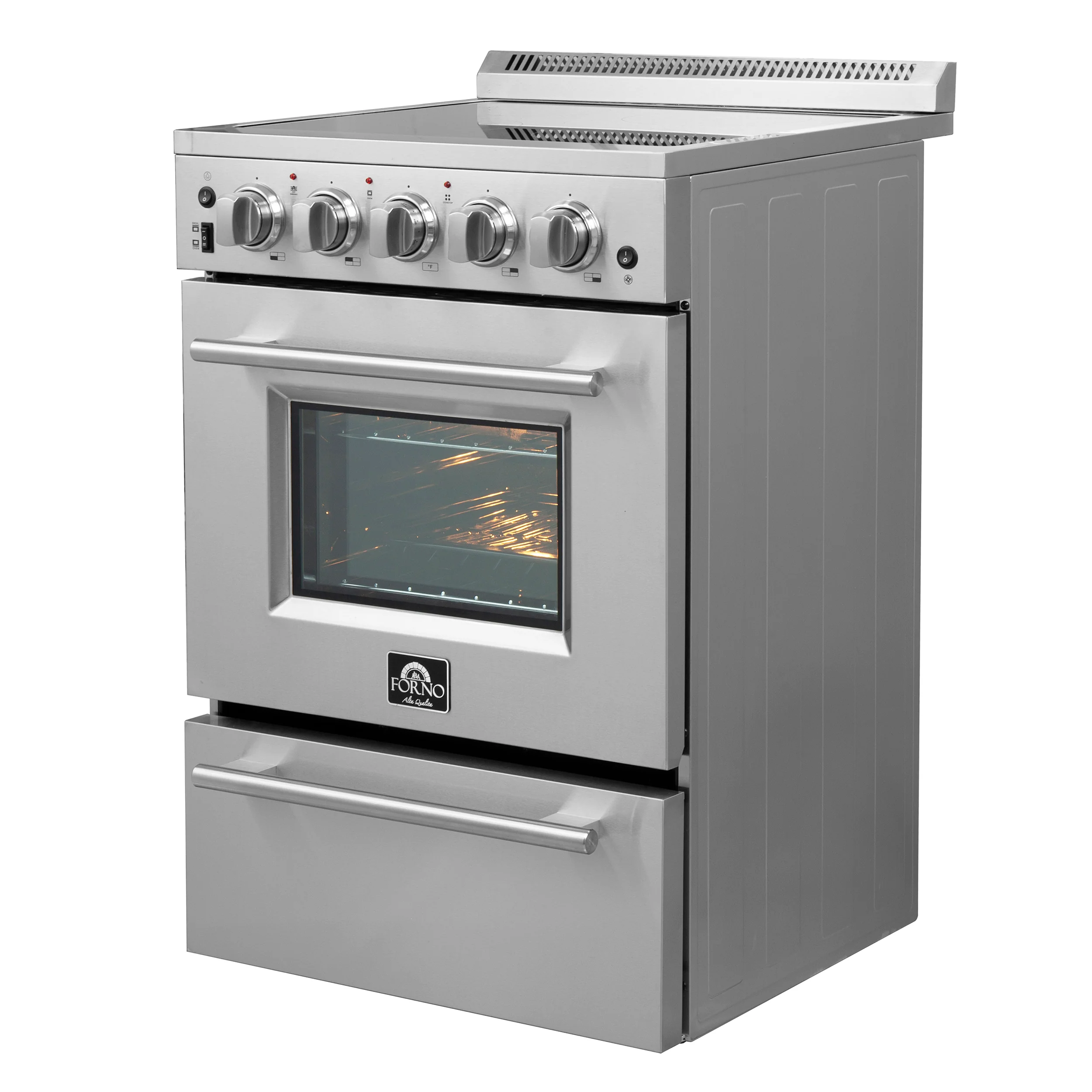 Forno Loiano 24-Inch Freestanding Electric Range, Canada Version, No Rotisserie Function, Plug and Cord Included - Image 3