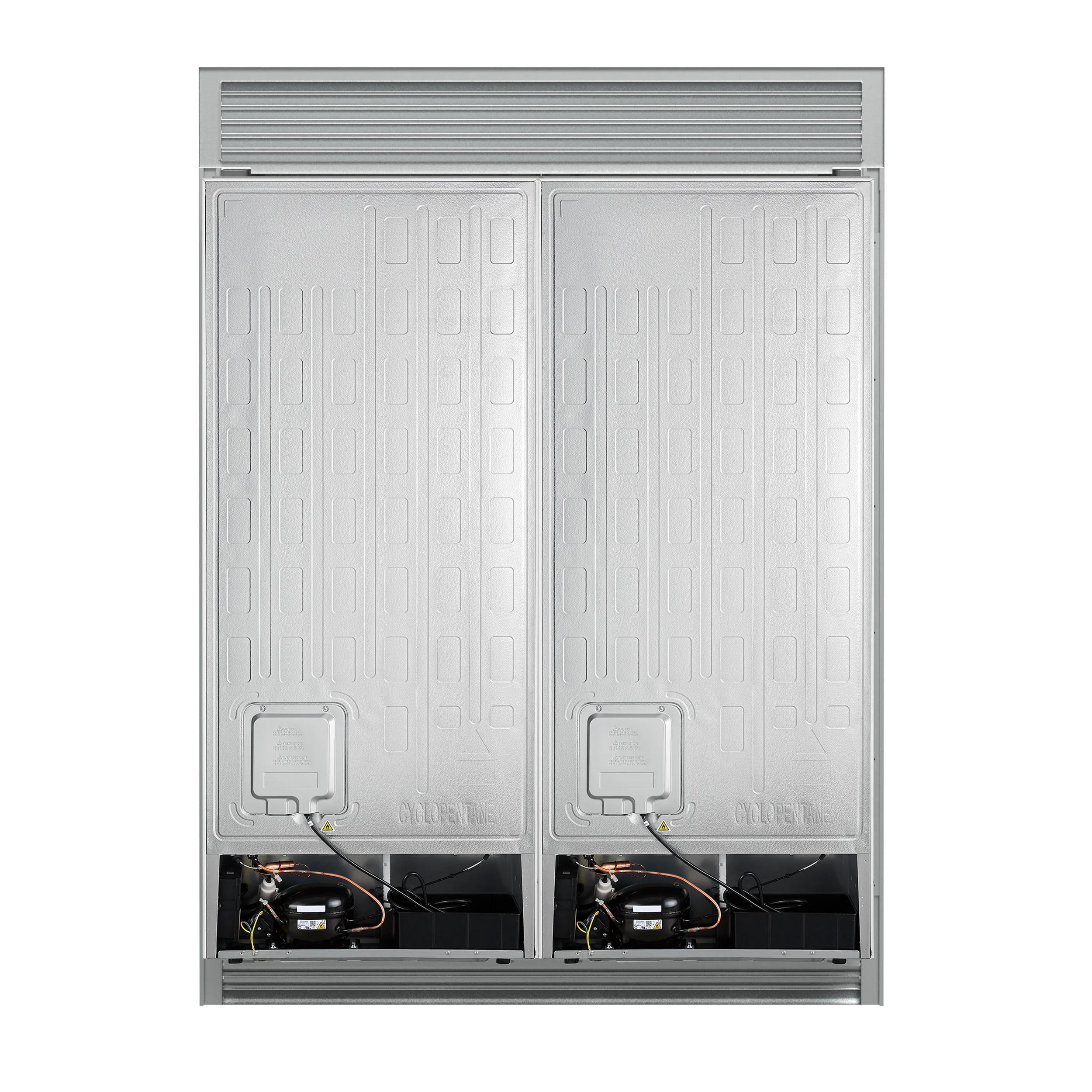 Forno Maderno 2-28-Inch Wide Convertible Refrigerator/Freezer in White, Decorative Trim, 27.2 cu.ft, 84-Inch High, ENERGY STAR Certified - Image 17