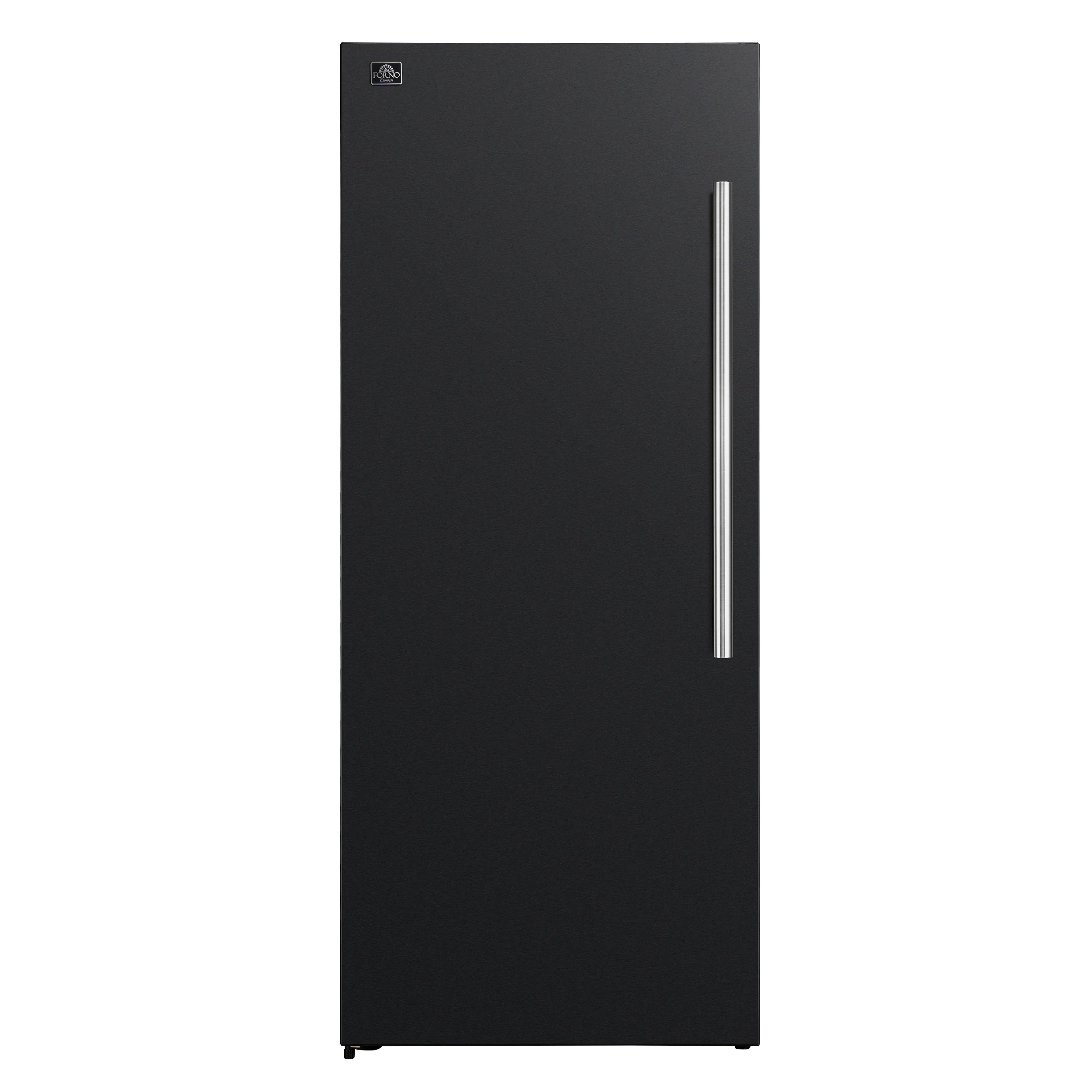 Forno Maderno 28-Inch Convertible Upright Freezer/Refrigerator in Black with Antique Brass Handle, 13.6 cu.ft., Left Swing - Image 11