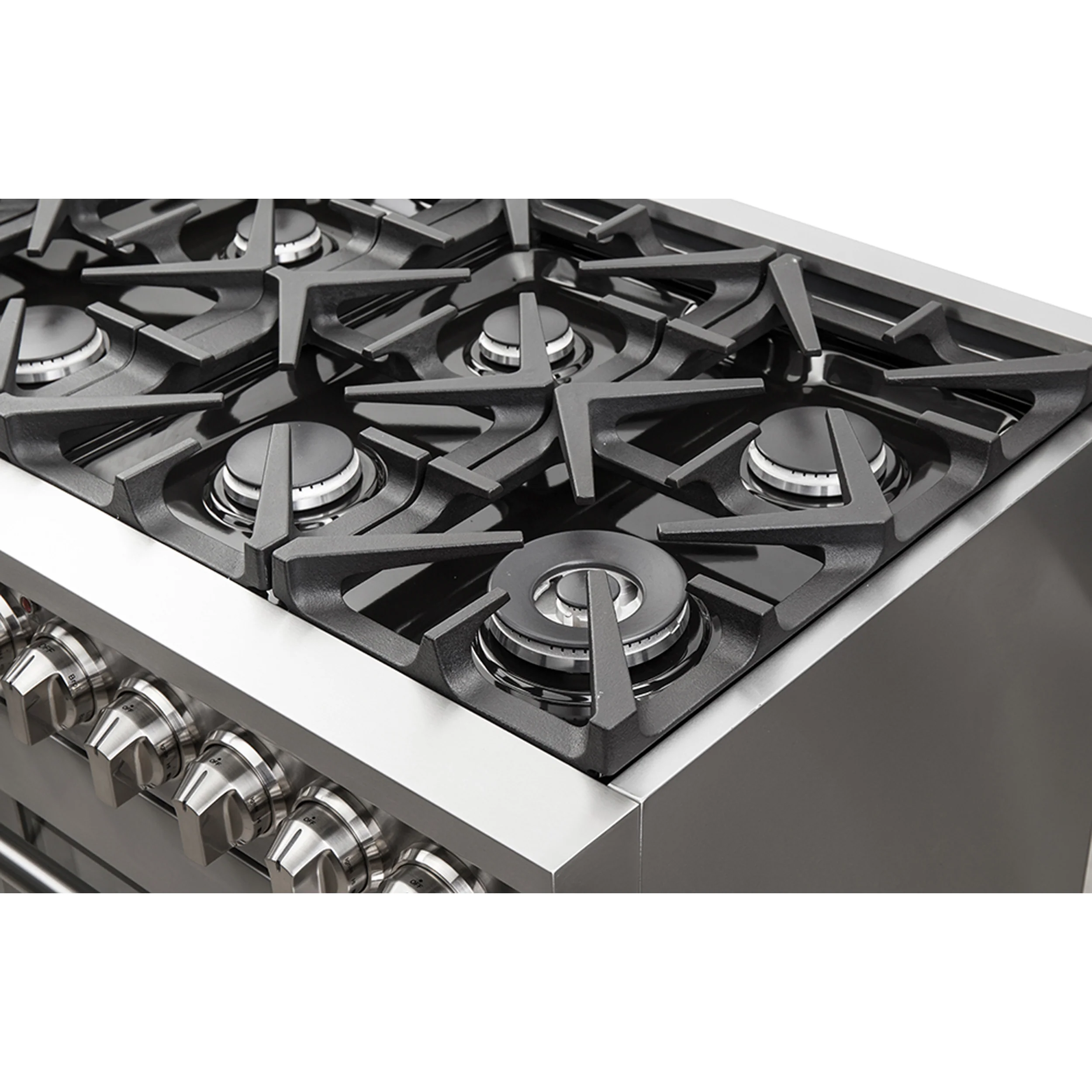 Forno Massimo 48-Inch Freestanding Gas Range, 8 Burners, True Convection Oven - Image 10
