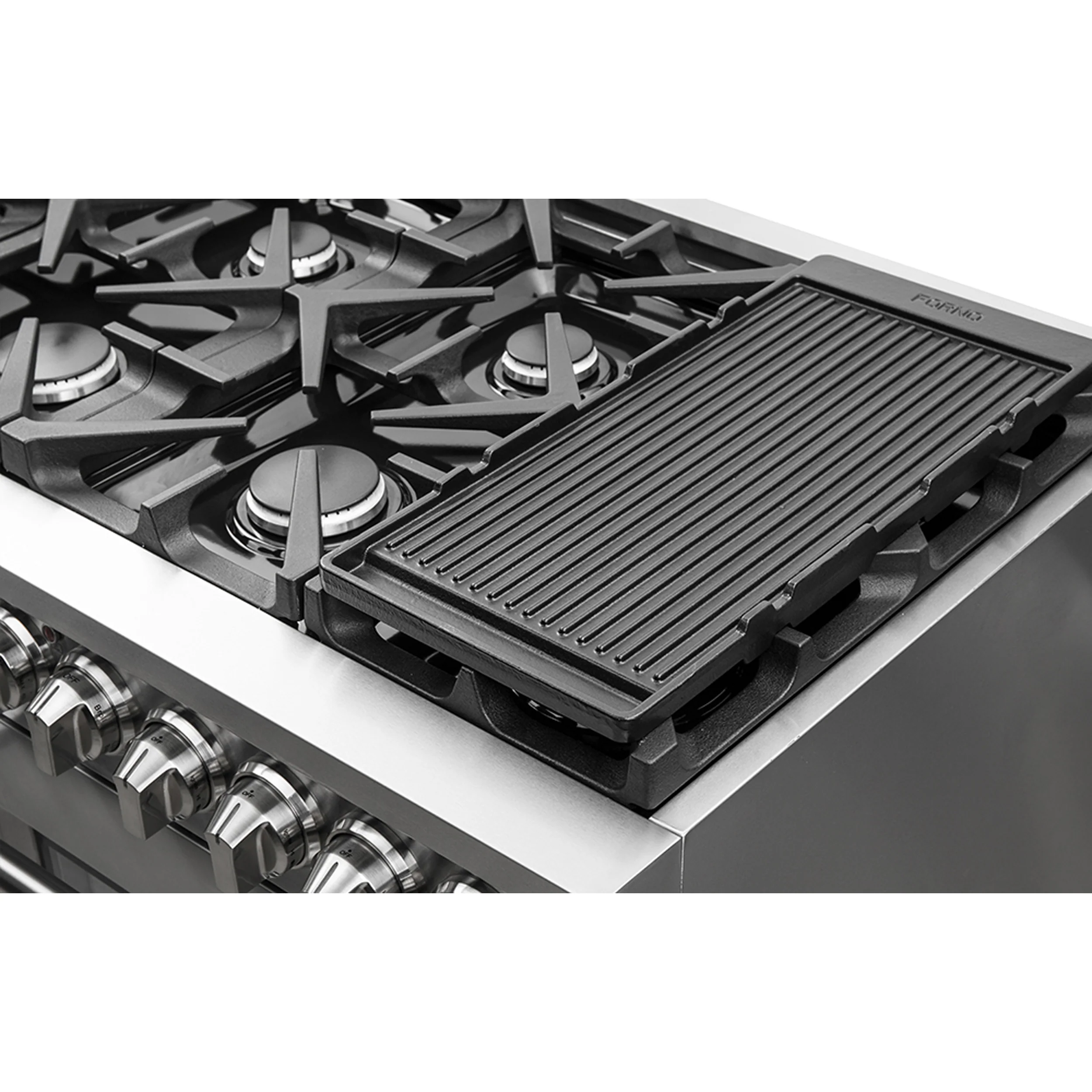 Forno Massimo 48-Inch Freestanding Gas Range, 8 Burners, True Convection Oven - Image 9