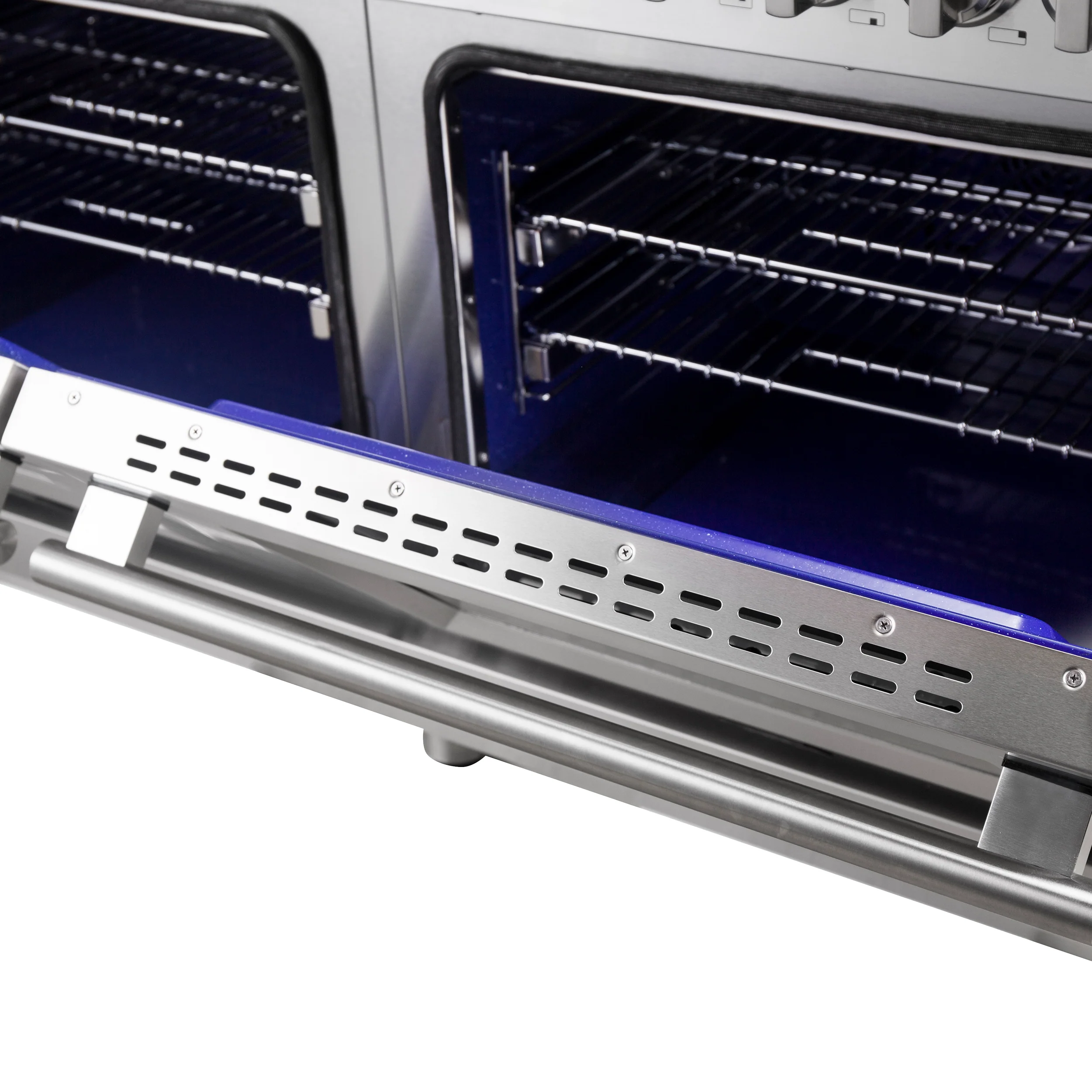 Forno Massimo 60-Inch Freestanding Dual Fuel Range, 10 Burners, Double Convection Ovens - Image 13